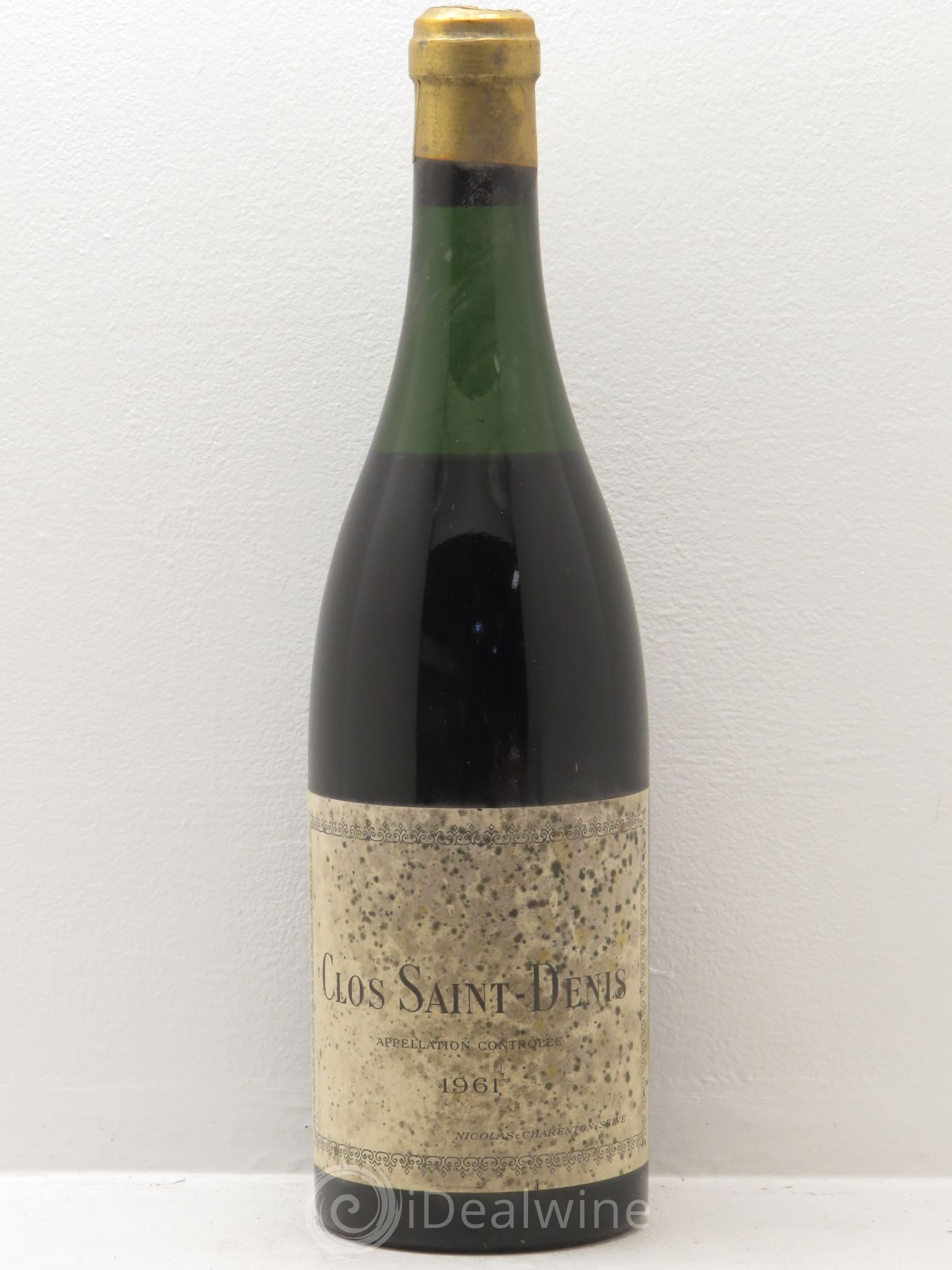 Clos Saint-Denis Grand Cru Nicolas Négociant 1961 - Lot de 1 bouteille - 0