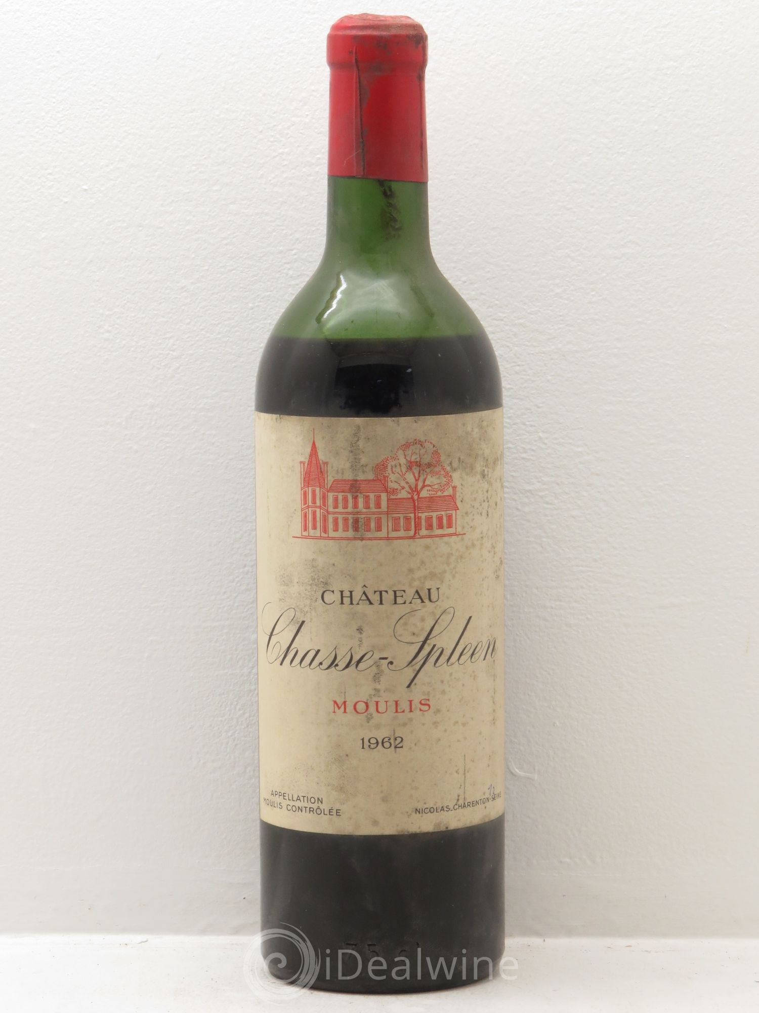Château Chasse Spleen 1962 - Lot de 1 bouteille - 0