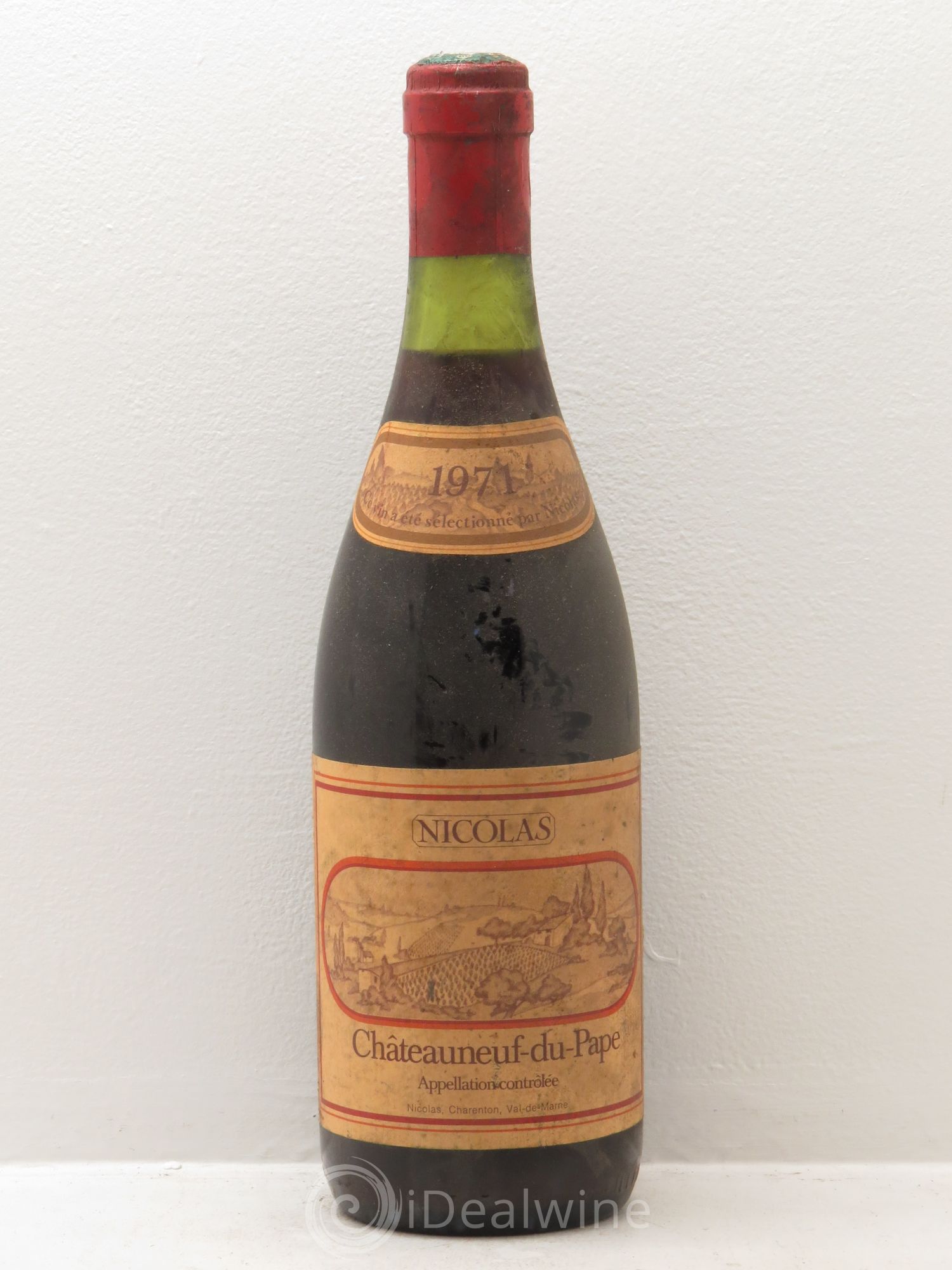 Châteauneuf-du-Pape Nicolas Négociant 1971 - Posten von 1 Flasche - 0