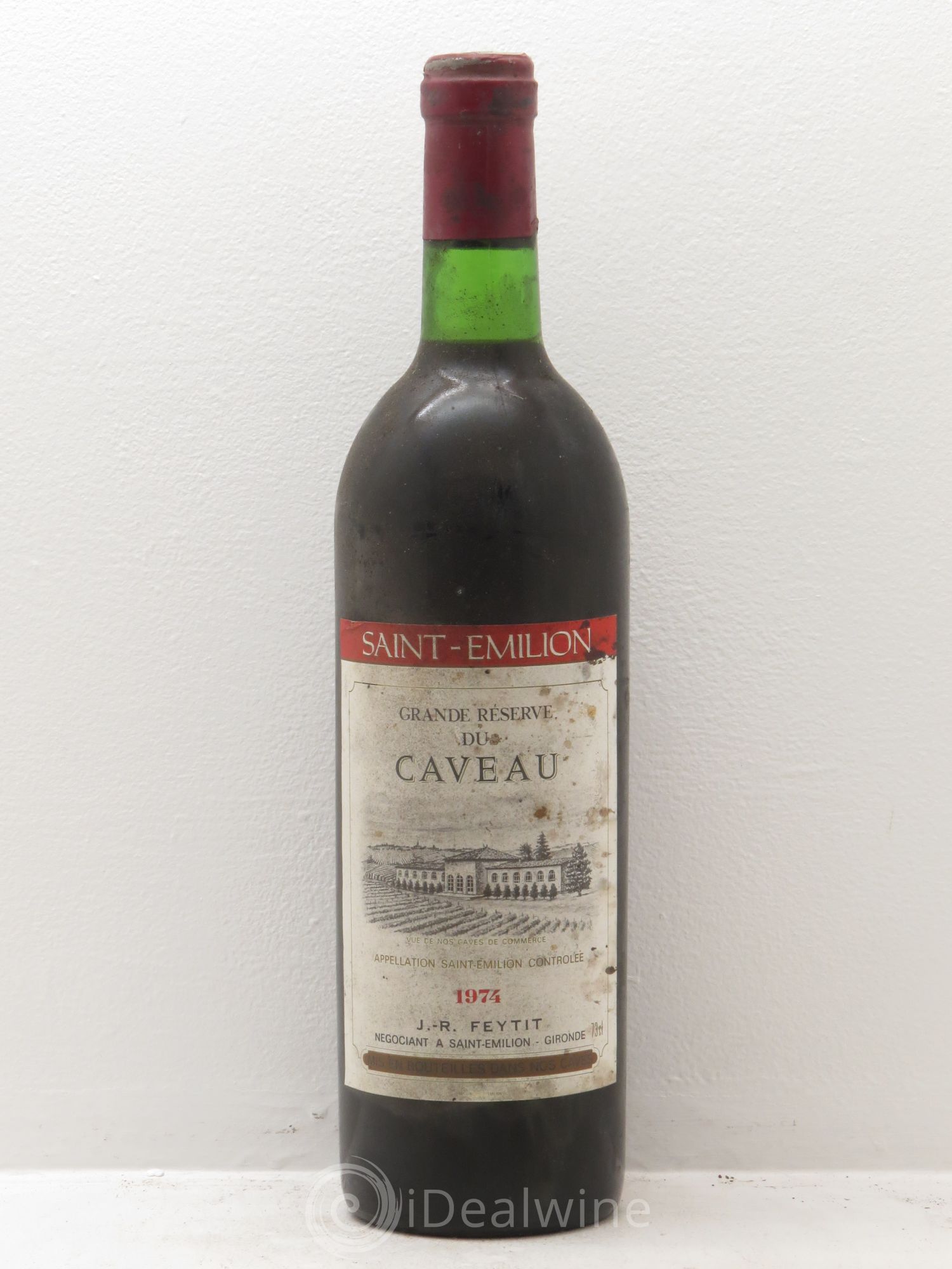 Saint-Émilion Grande réserve du caveau (sans prix de réserve) 1974 - Posten von 1 Flasche - 0