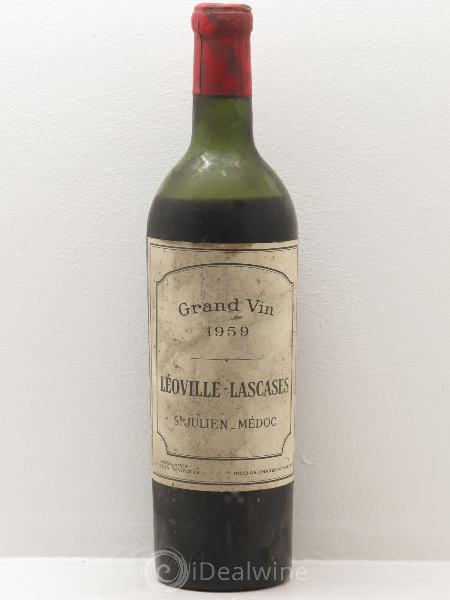 Château Léoville Las Cases 2ème Grand Cru Classé 1959 - Lot de 1 bouteille - 0