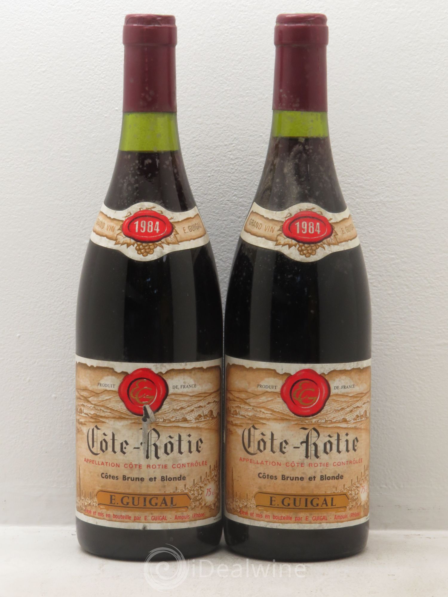 Côte-Rôtie Côtes Brune et Blonde Guigal 1984 - Lot de 2 bouteilles - 0