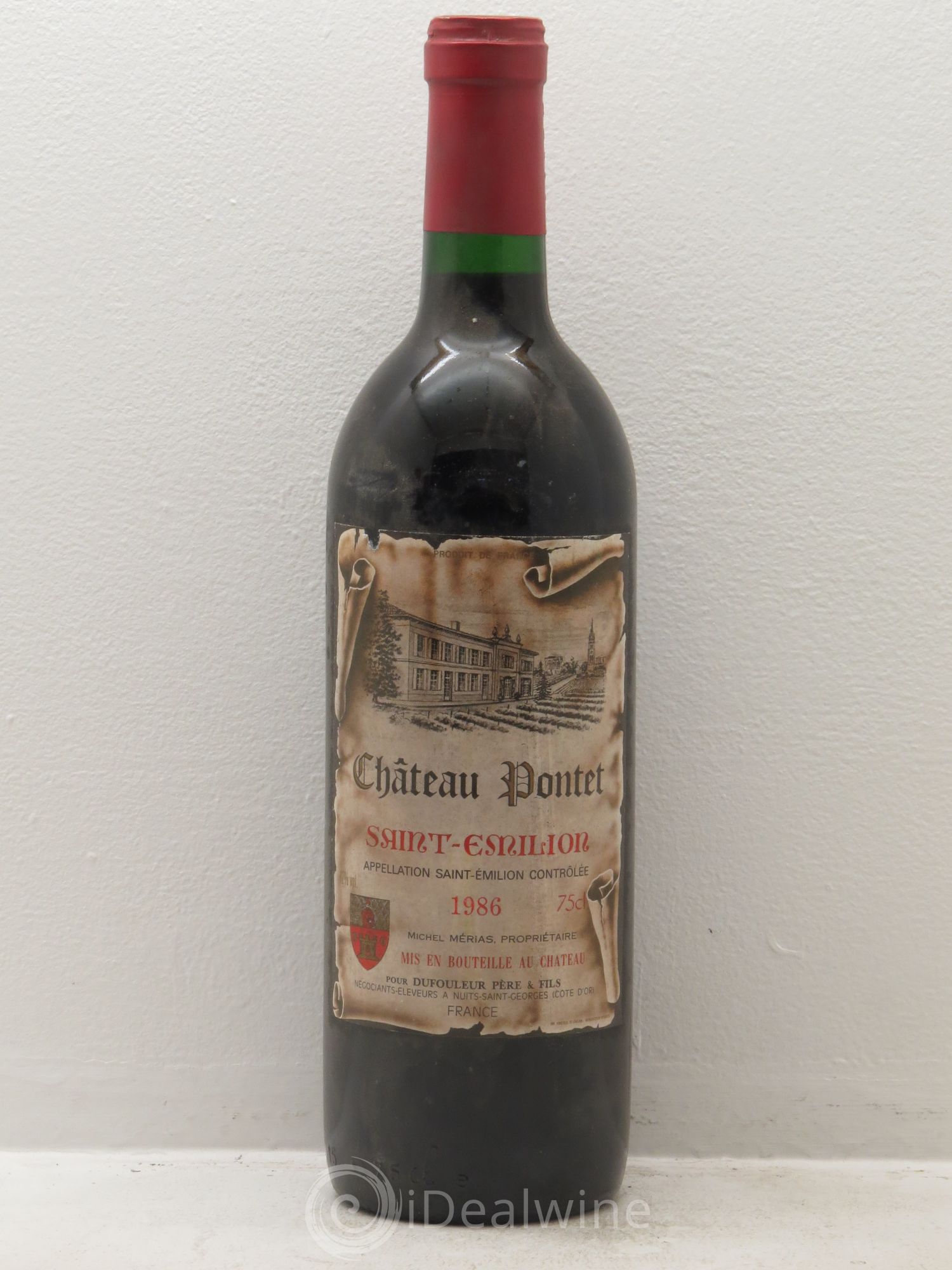 Saint-Émilion Château Pontet 1986 - Lot de 6 bouteilles - 0