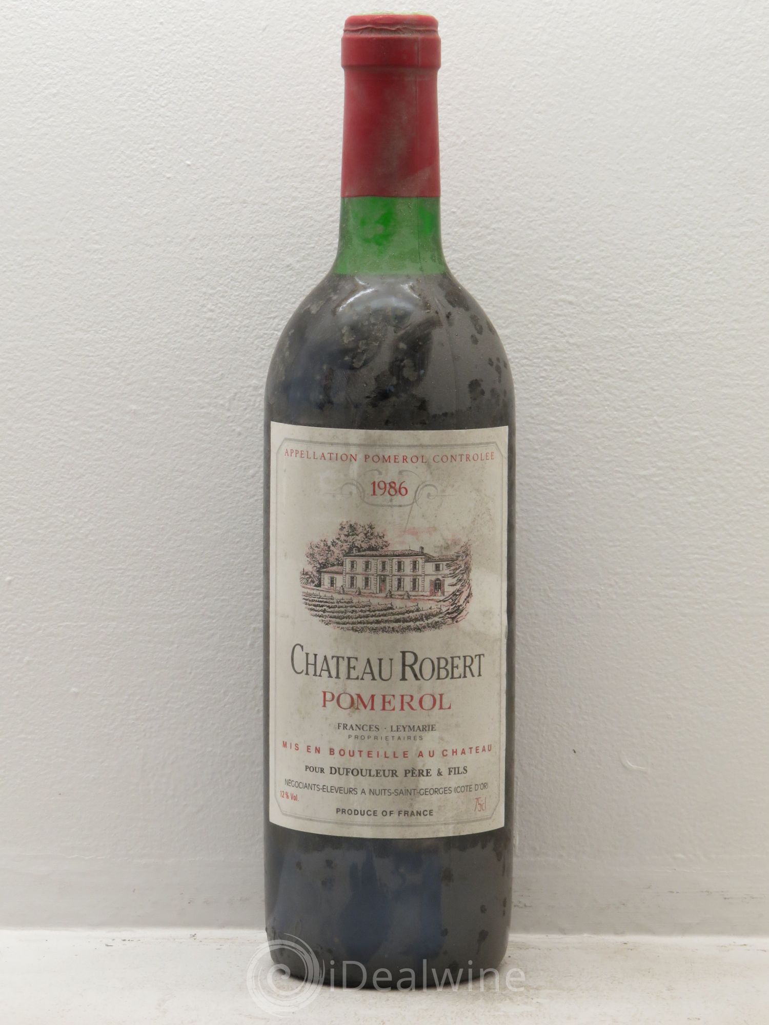 Pomerol Château Robert 1986 - Posten von 12 Flaschen - 0