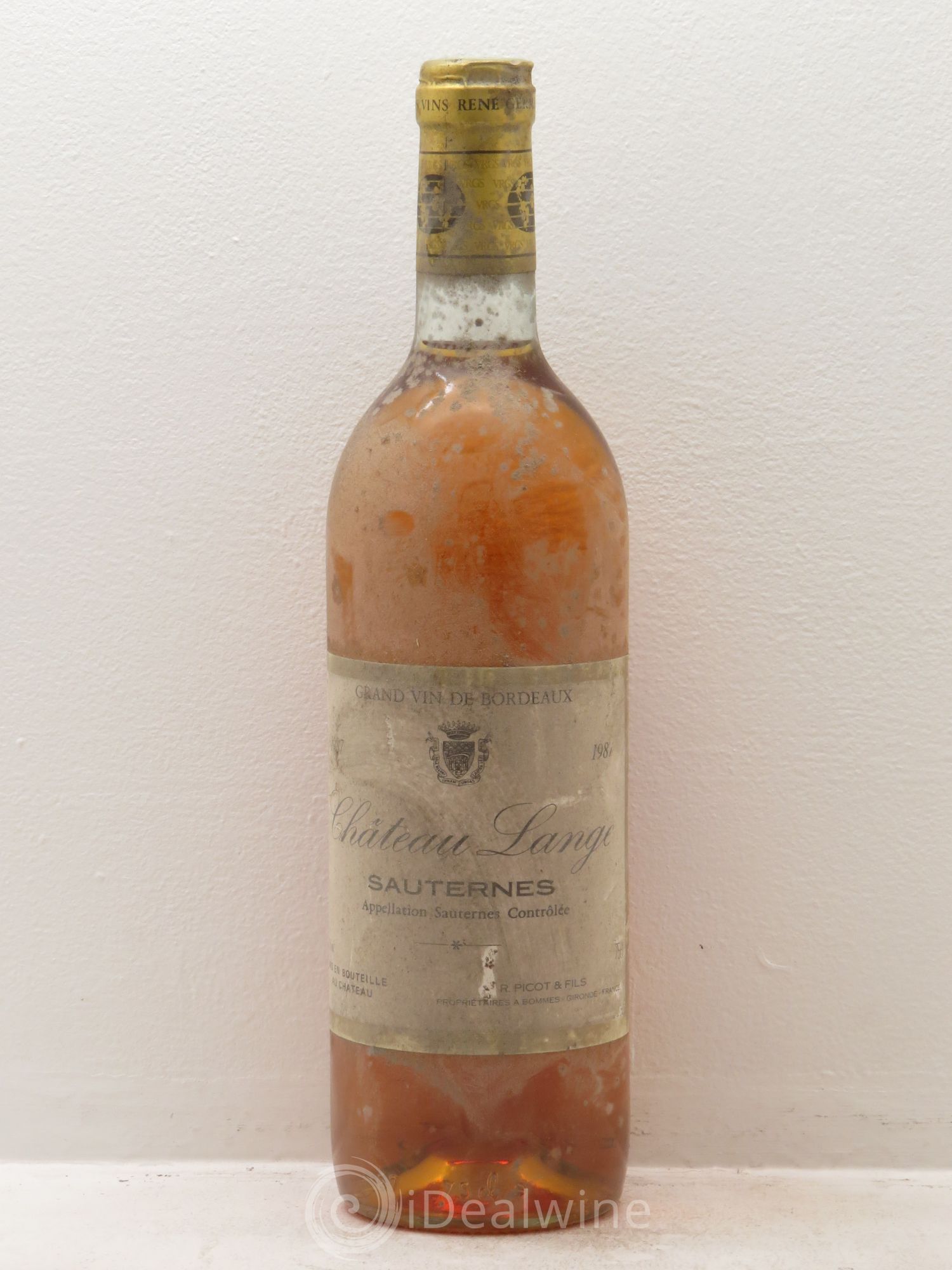 Sauternes Château Lange 1987 - Posten von 1 Flasche - 0