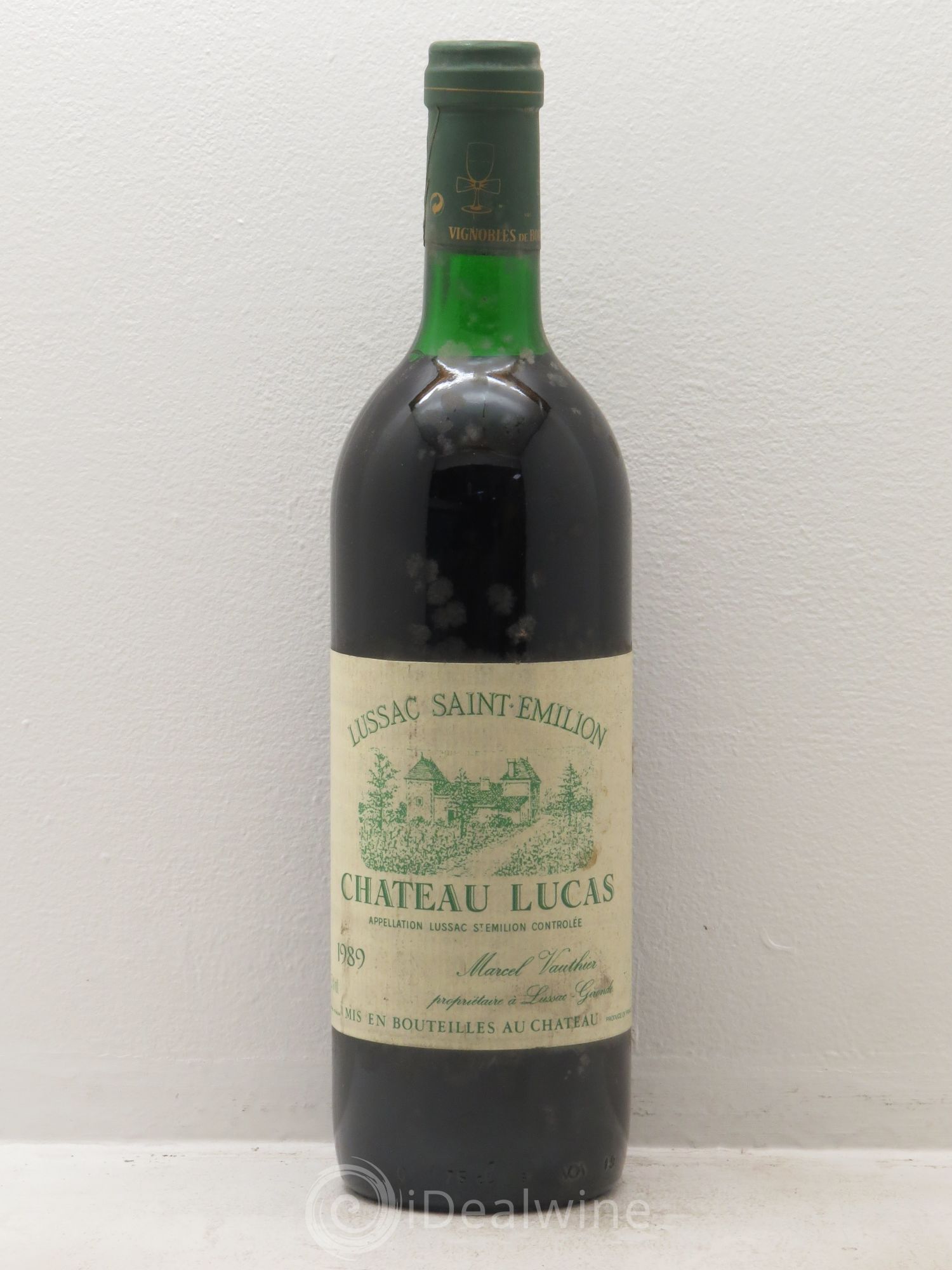 Bordeaux Château Lucas Lussac Saint Emilion (sans prix de réserve) 1989 - Posten von 1 Flasche - 0