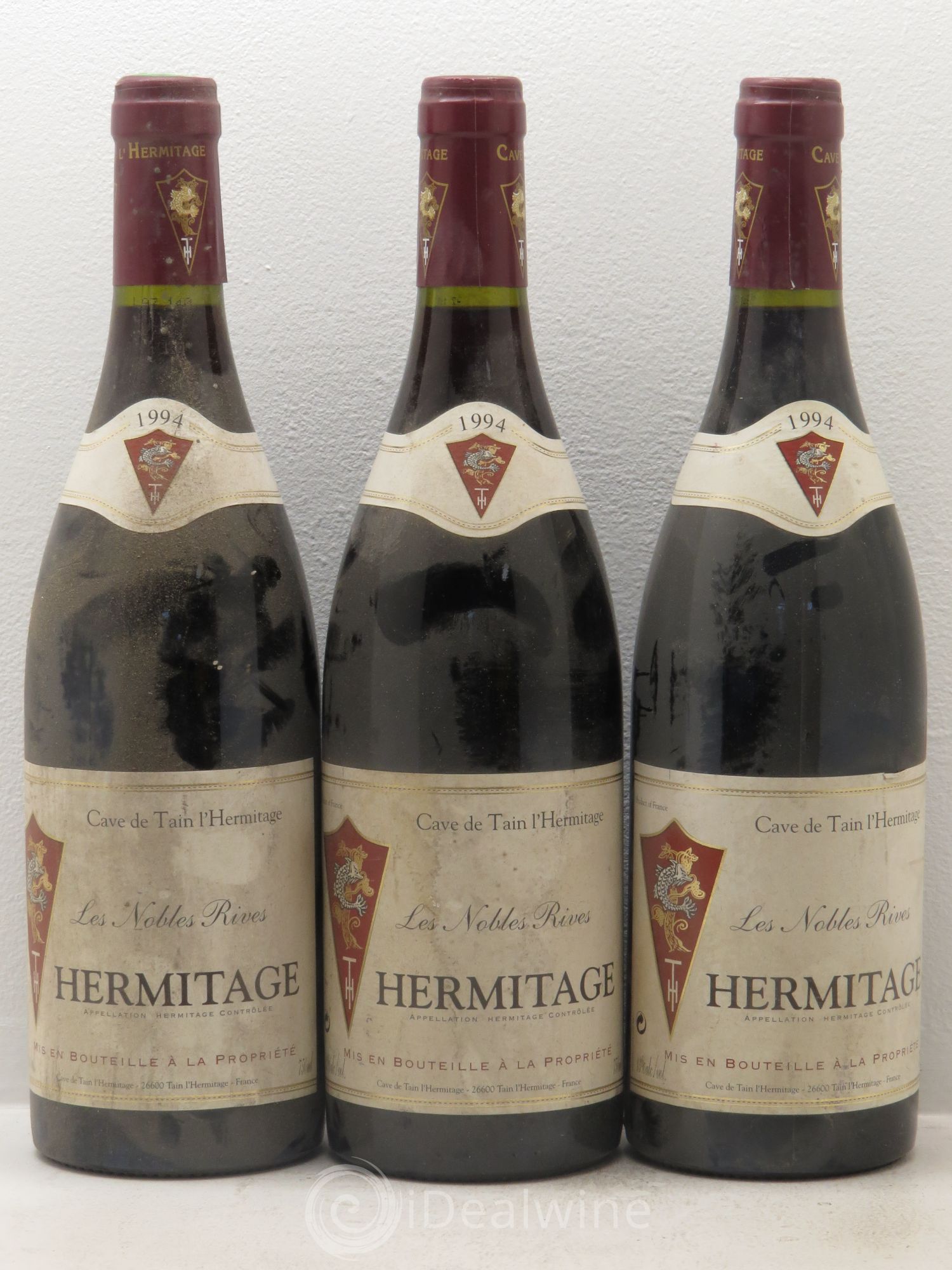 Hermitage Cave de Tain Nobles Rives 1994 - Lot de 3 bouteilles - 0