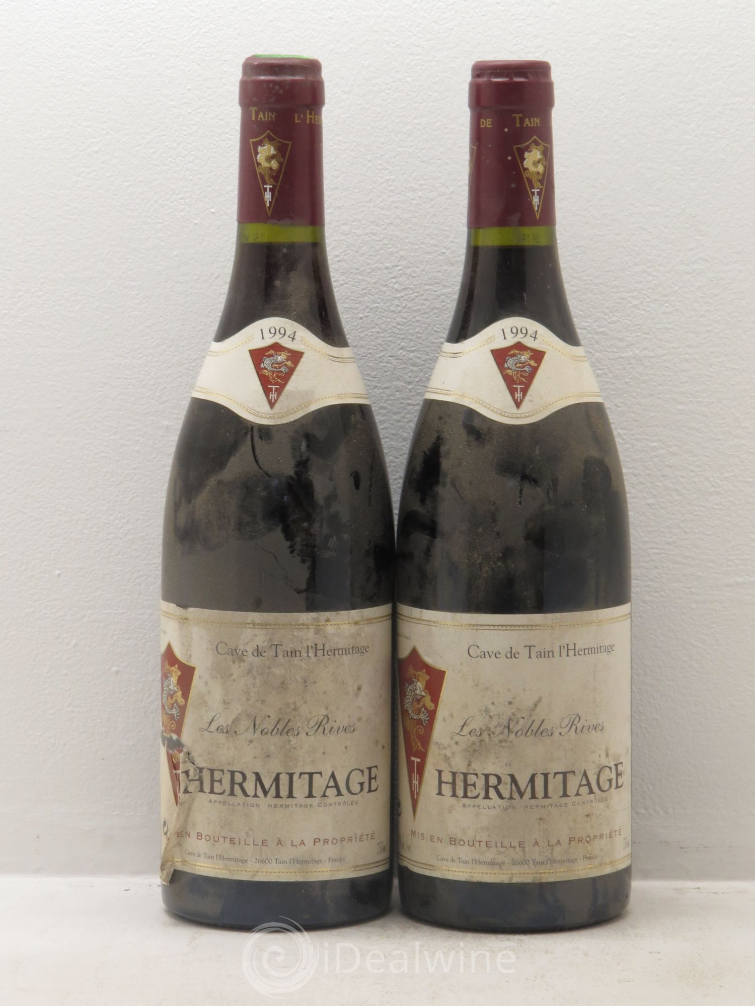 Hermitage Cave de Tain Nobles Rives 1994 - Lot de 2 bouteilles - 0