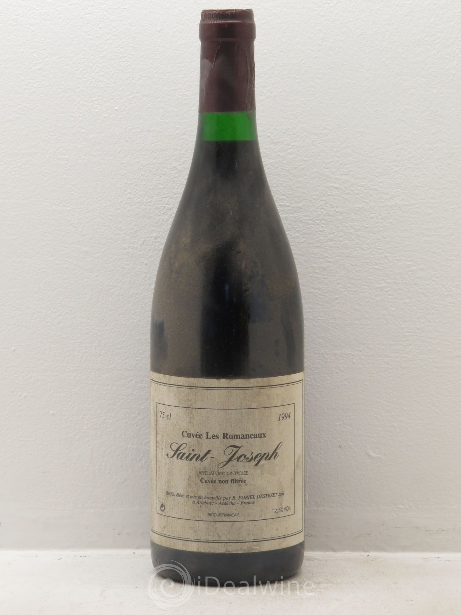 Saint-Joseph Les Romaneaux Destezet Cuvée non filtrée (sans prix de réserve) 1994 - Posten von 1 Flasche - 0