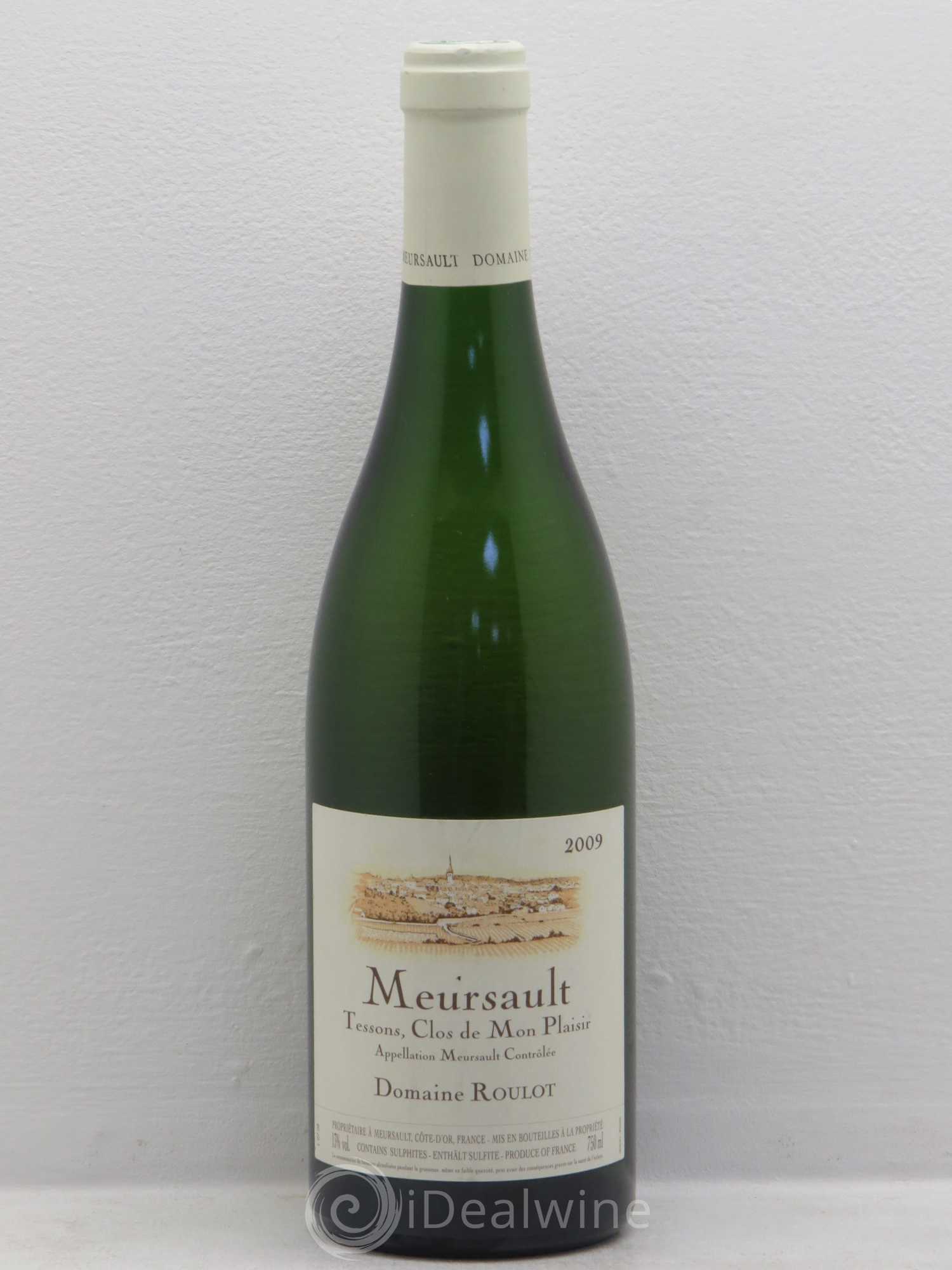 Meursault Les Tessons Clos de Mon plaisir Roulot (Domaine) 2009 - Lot de 1 bouteille - 0