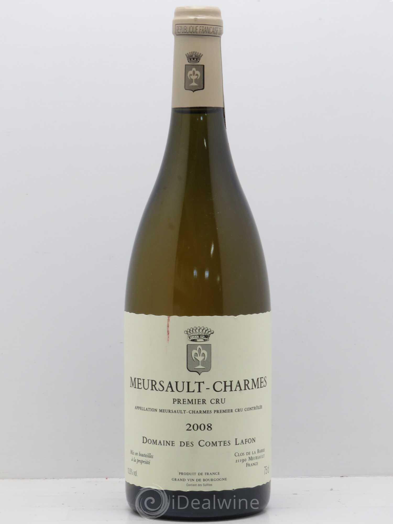 Meursault 1er Cru Charmes Comtes Lafon (Domaine des) 2008 - Lot de 1 bouteille - 0