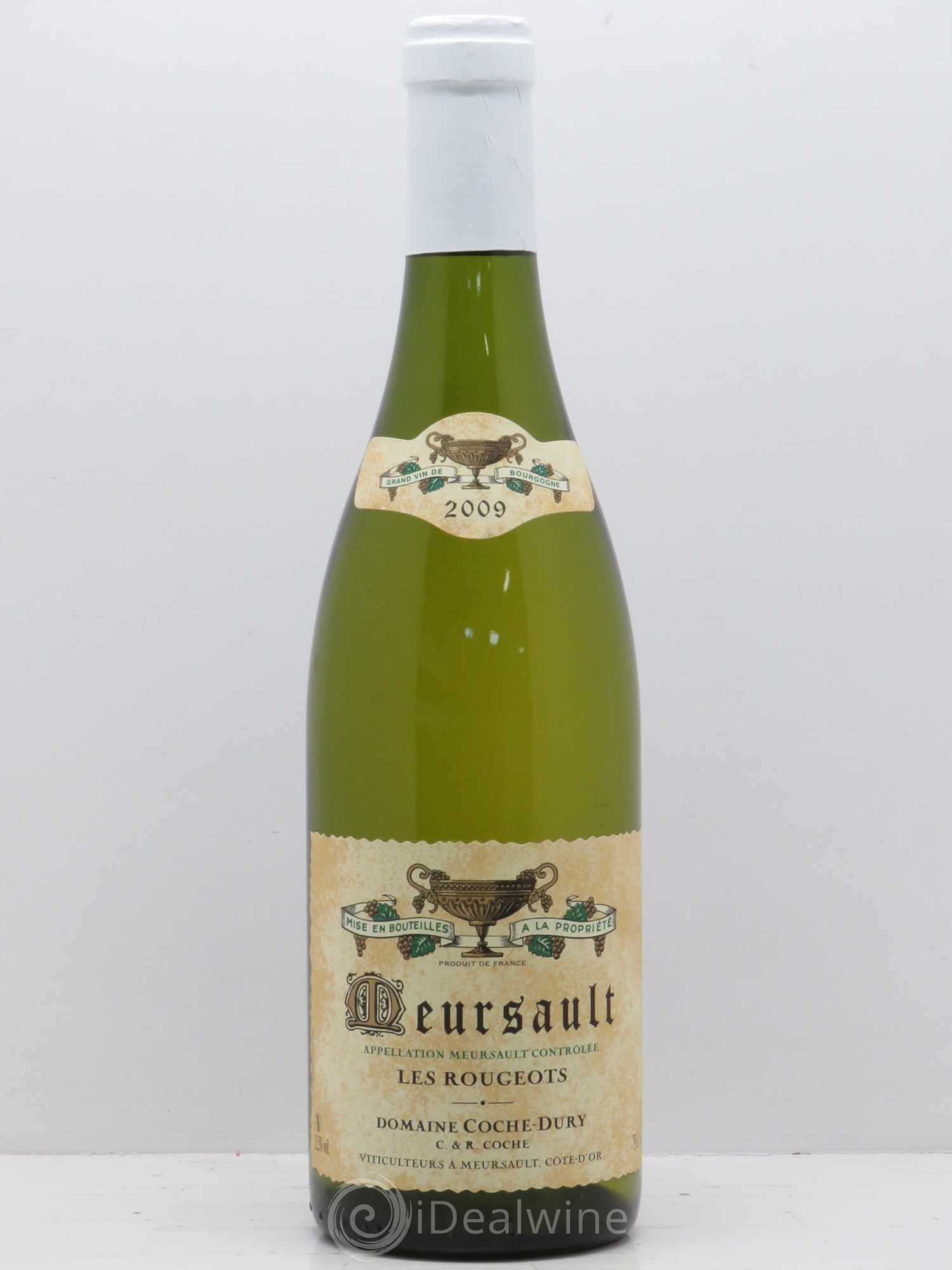 Meursault Les Rougeots Coche Dury (Domaine) 2009 - Lot de 1 bouteille - 0