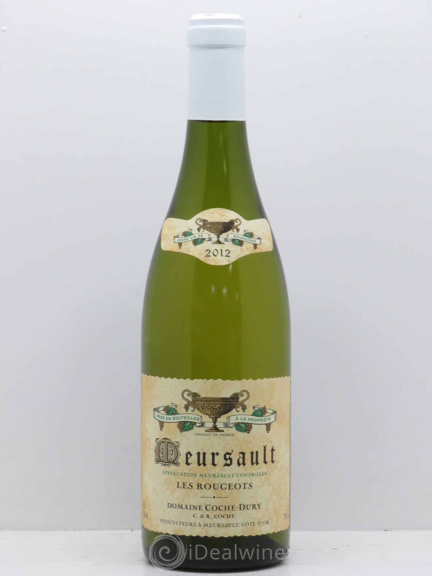 Meursault Les Rougeots Coche Dury (Domaine) 2012 - Lot de 1 bouteille - 0