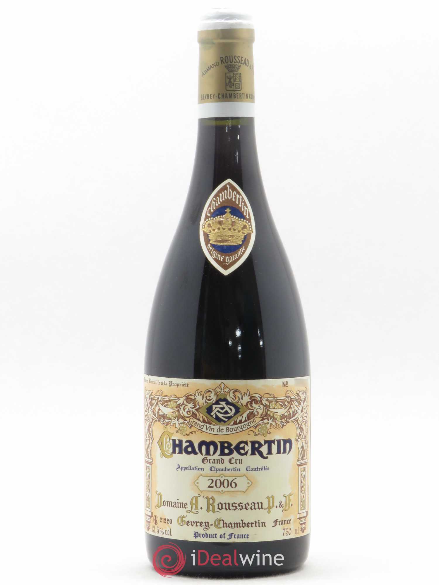 Chambertin Grand Cru Armand Rousseau (Domaine) 2006 - Lot de 1 bouteille - 0