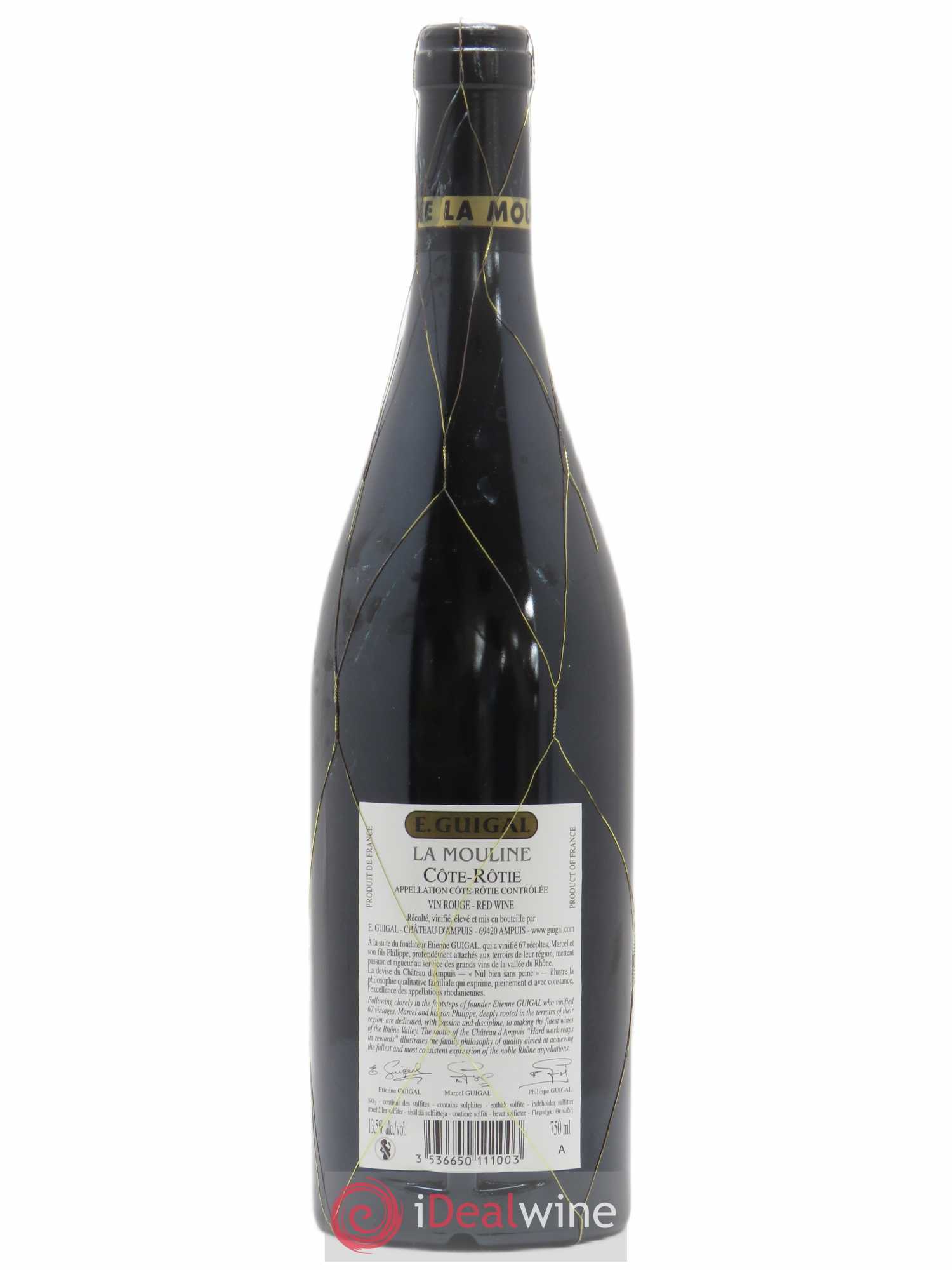 Côte-Rôtie La Mouline Guigal 2010 - Lot de 1 bouteille - 1