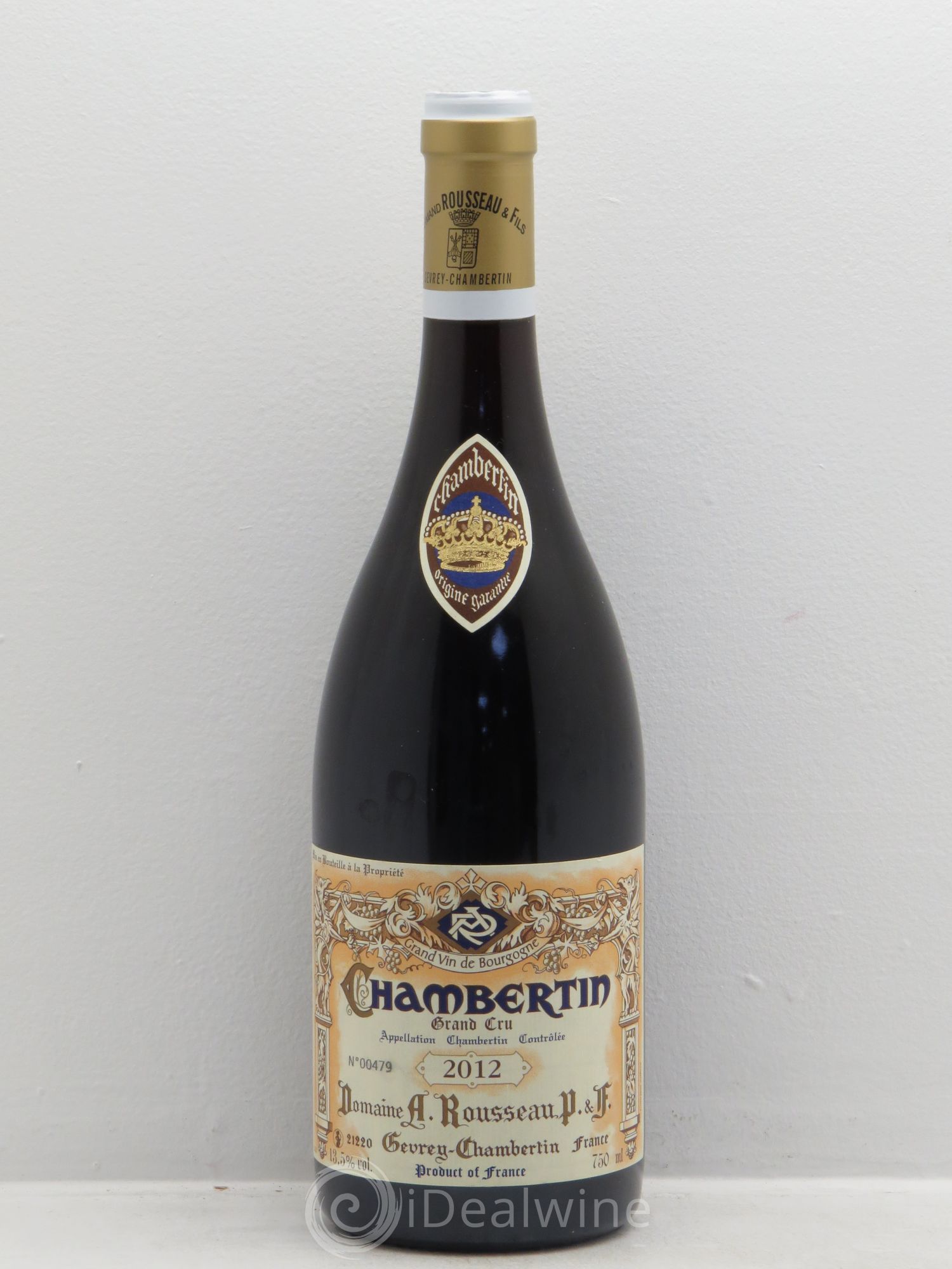 Chambertin Grand Cru Armand Rousseau (Domaine) 2012 - Lot de 1 bouteille - 0