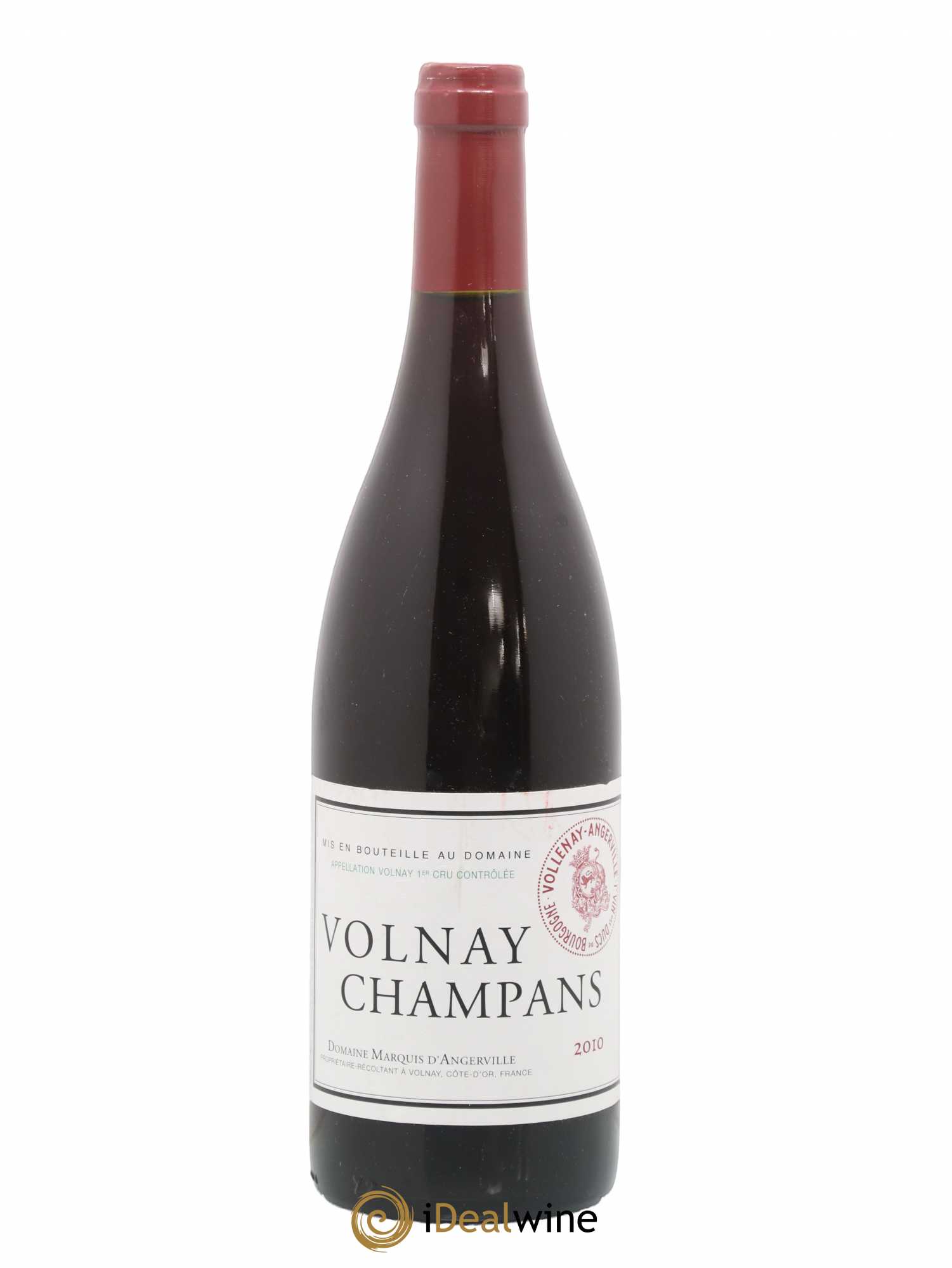Volnay 1er Cru Champans Marquis d'Angerville (Domaine) 2010 - Lot de 1 bouteille - 0