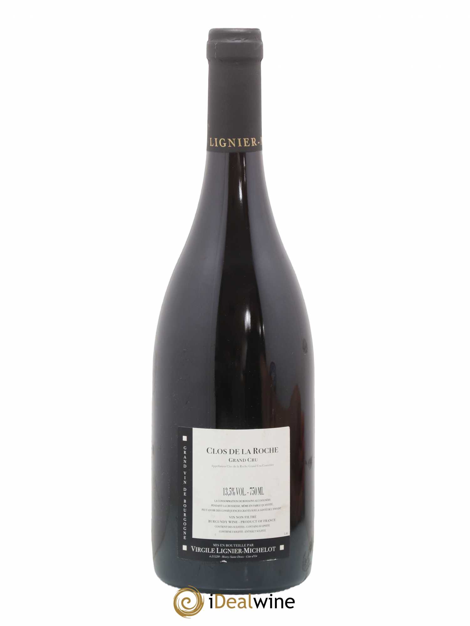 Clos de la Roche Grand Cru Lignier-Michelot (Domaine) 2010 - Lot de 1 bouteille - 1