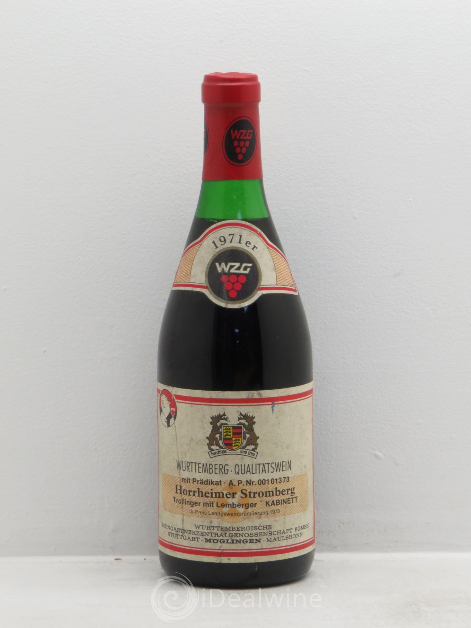 Allemagne Wzg Wurttemberg Qualitatswein mit pradikat uhlbacher weinsteige Trollinger Kabinett (sans prix de réserve) 1971 - Posten von 1 Flasche - 0