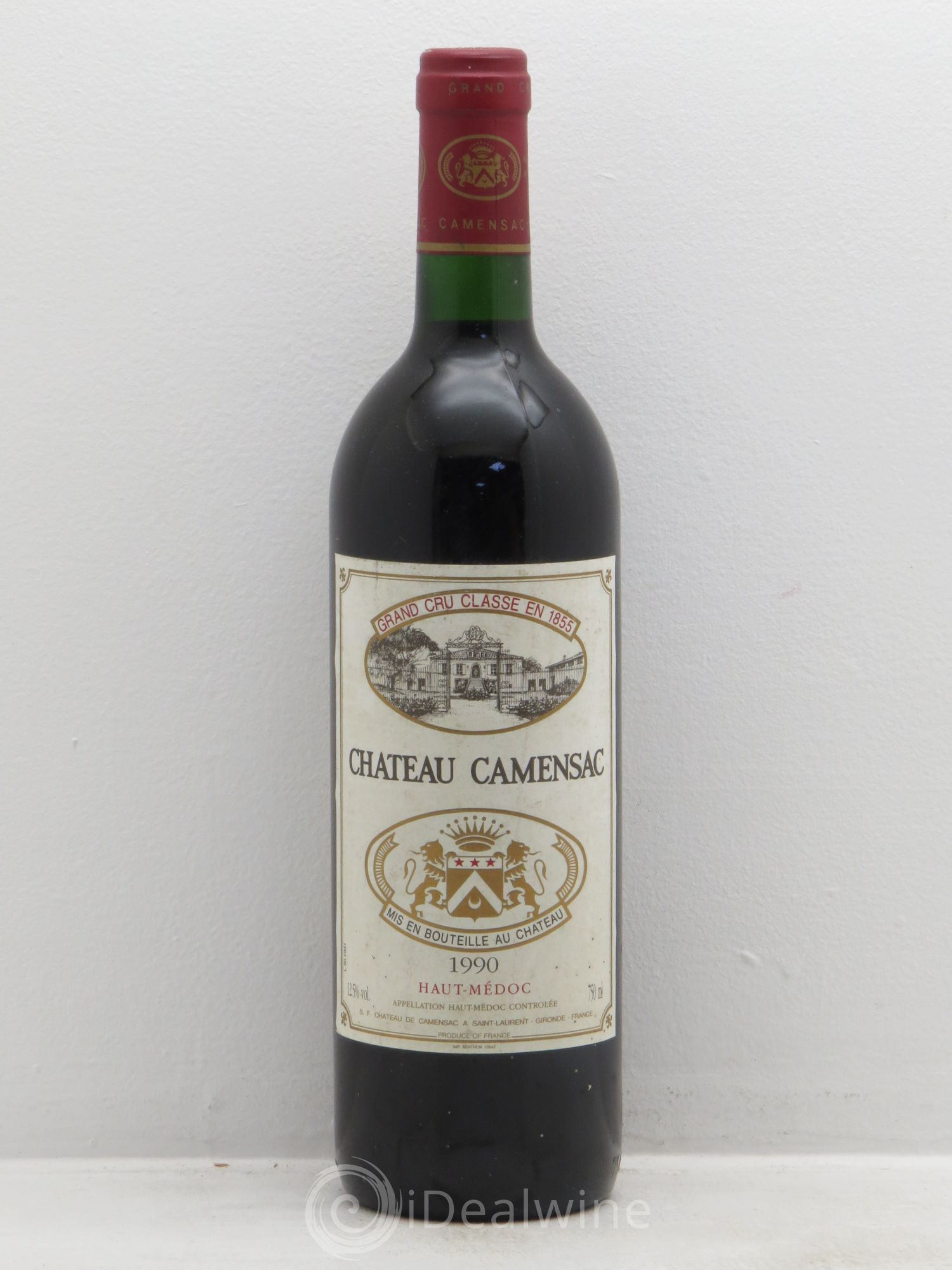 Château Camensac 5ème Grand Cru Classé 1990 - Lot de 1 bouteille - 0