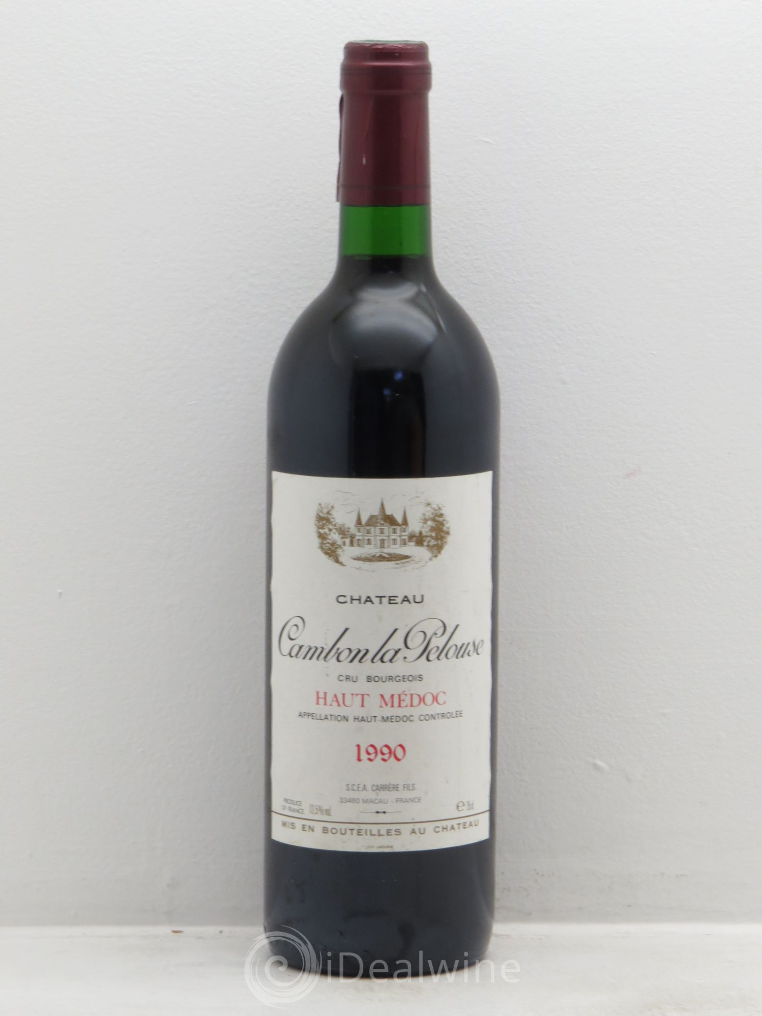 Château Cambon la Pelouse Cru Bourgeois 1990 - Lot de 1 bouteille - 0