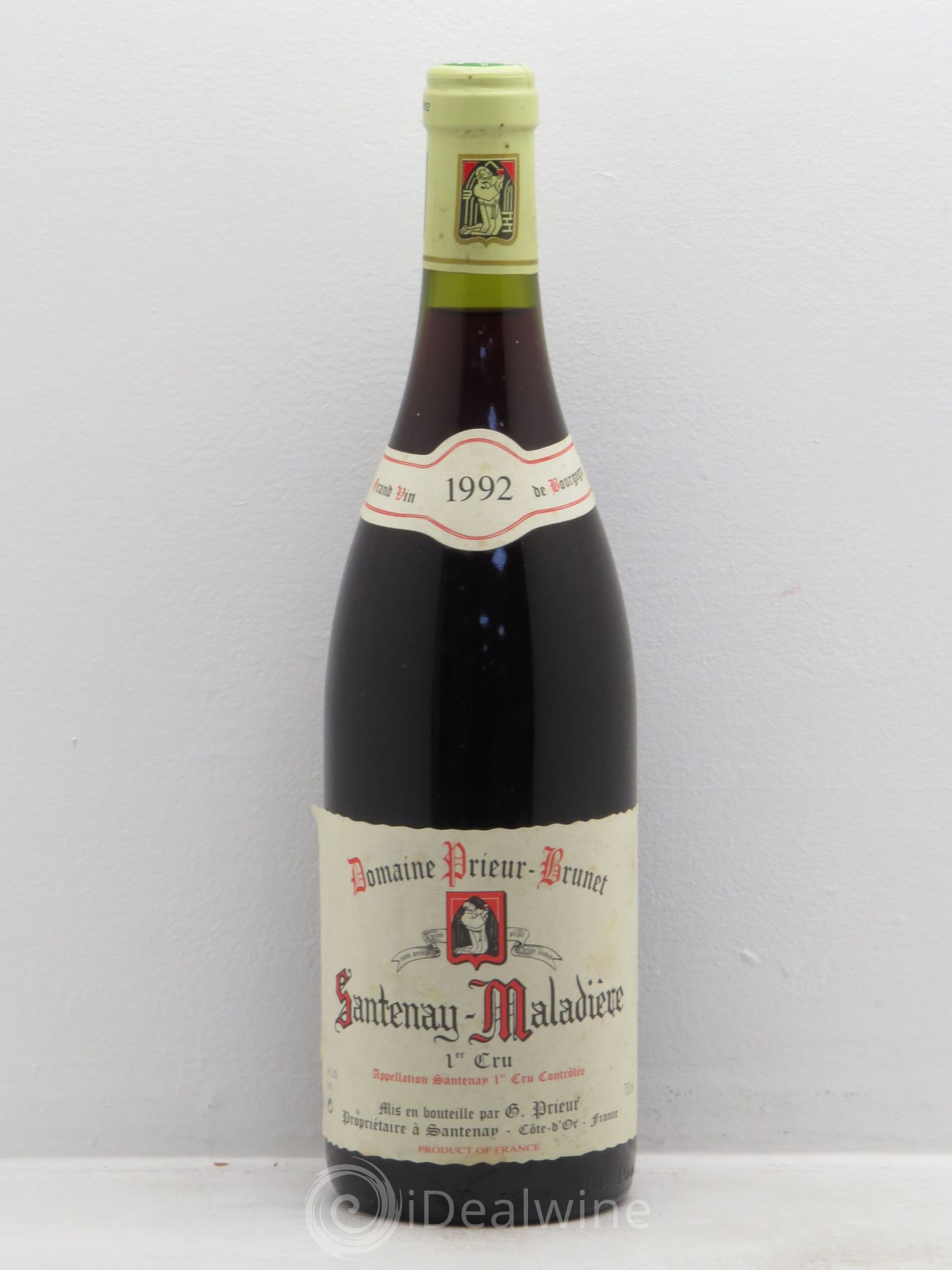 Santenay 1er Cru Domaine Brunet-Prunet 1992 - Posten von 1 Flasche - 0