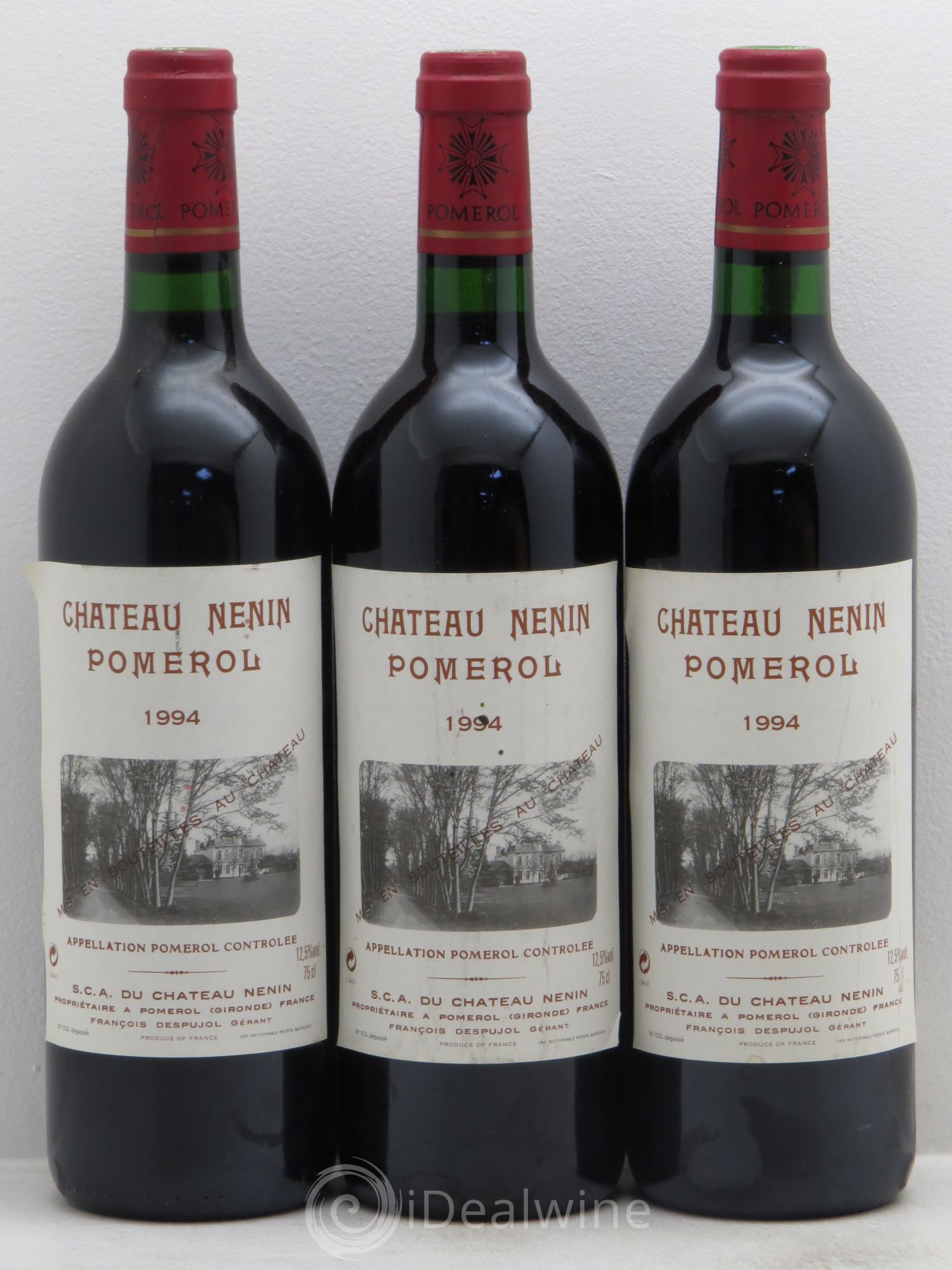 Château Nenin 1994 - Lot de 3 bouteilles - 0