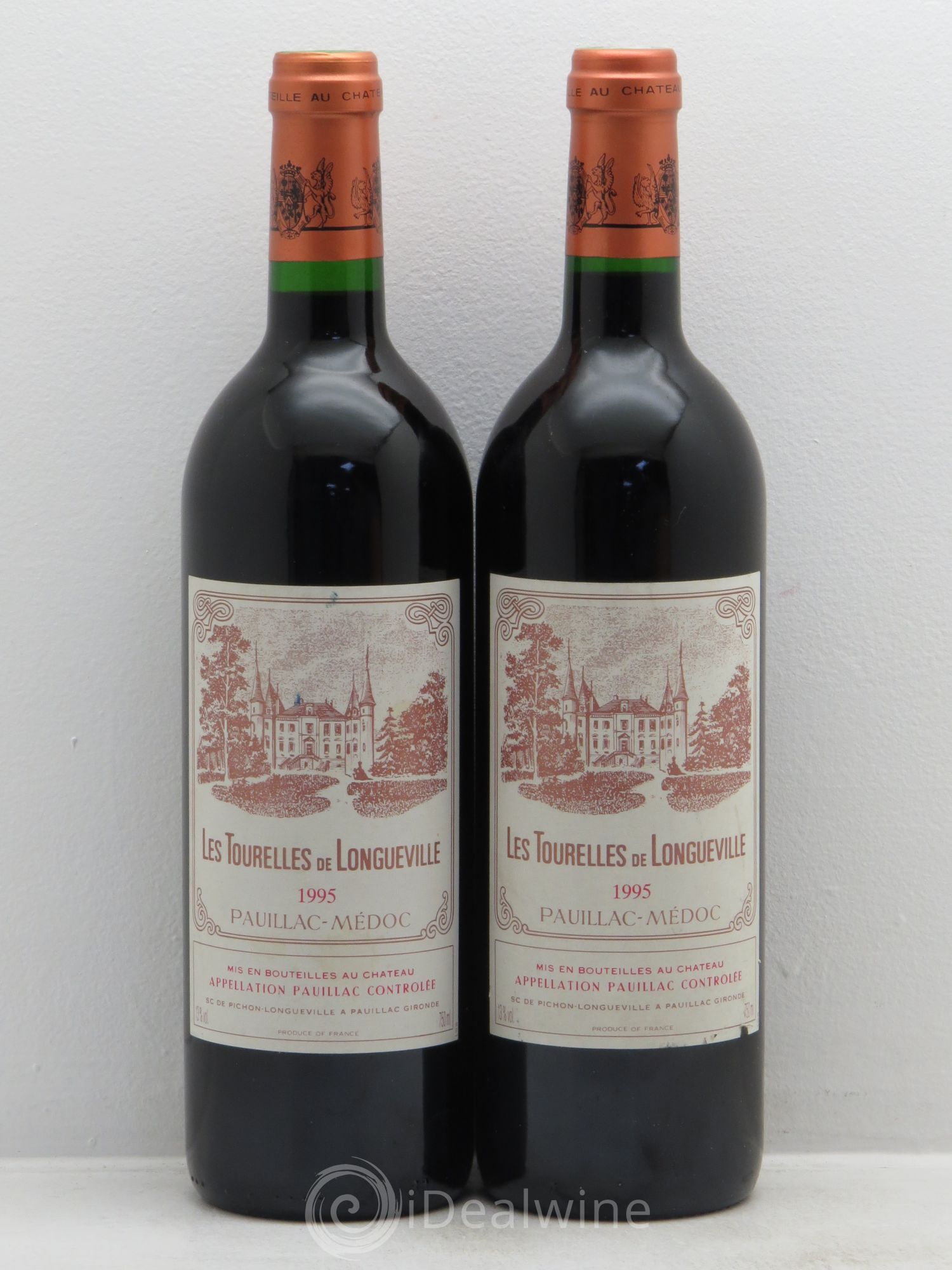 Les Tourelles de Longueville Second Vin 1995 - Lot de 2 bouteilles - 0