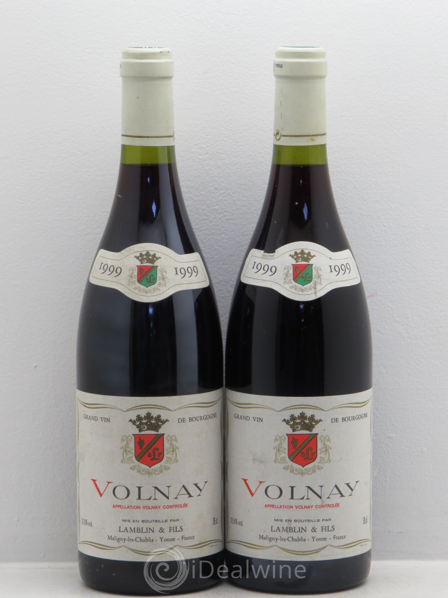 Volnay Lamblin Maligny les chablis 1999 - Posten von 2 Flaschen - 0
