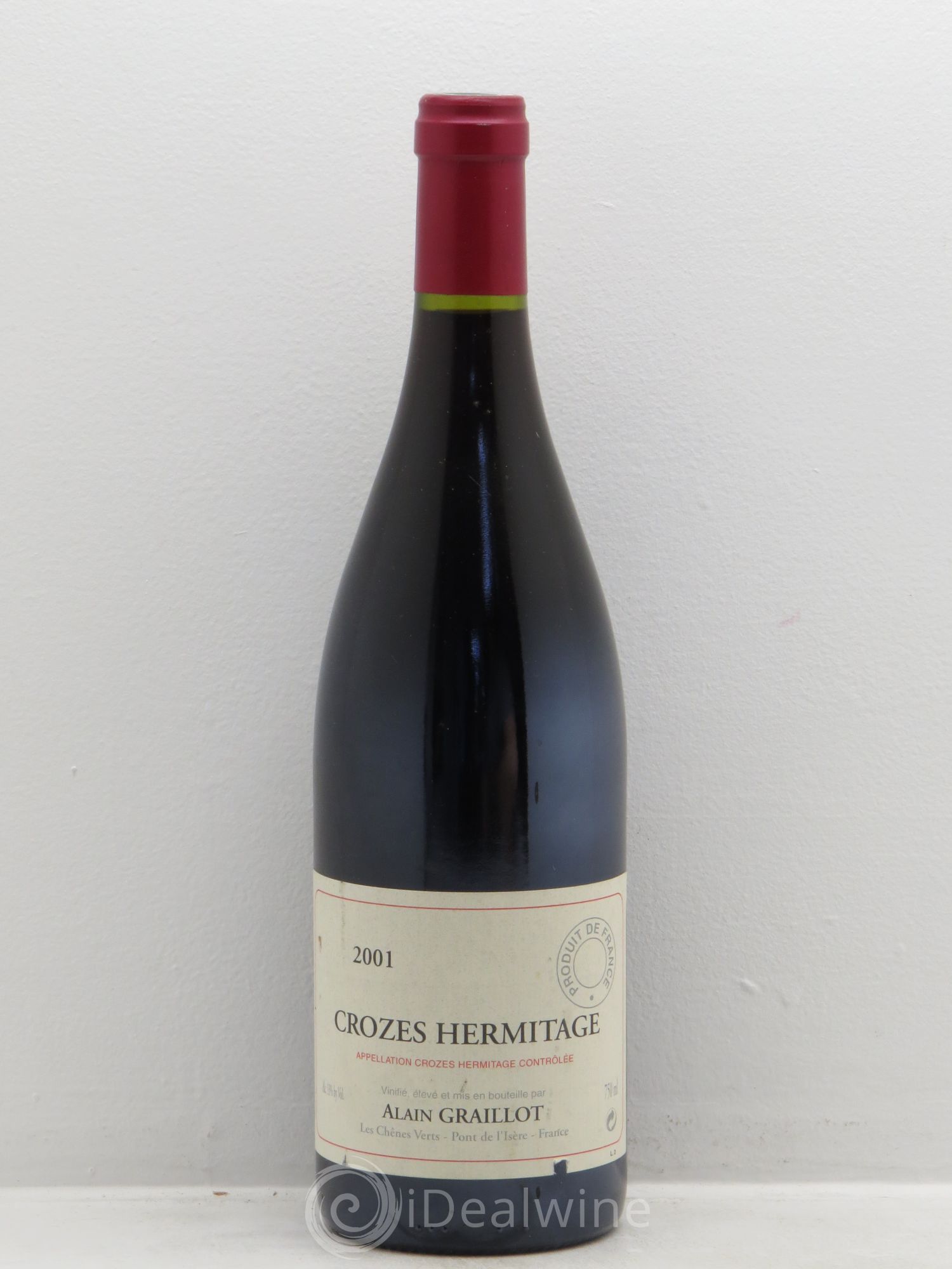 Crozes-Hermitage Domaine Graillot 2001 - Lot de 1 bouteille - 0