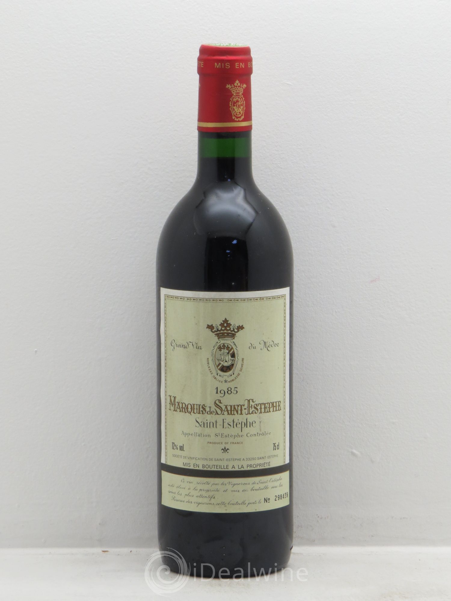 Marquis de Saint Estèphe (sans prix de réserve) 1985 - Lot de 1 bouteille - 0