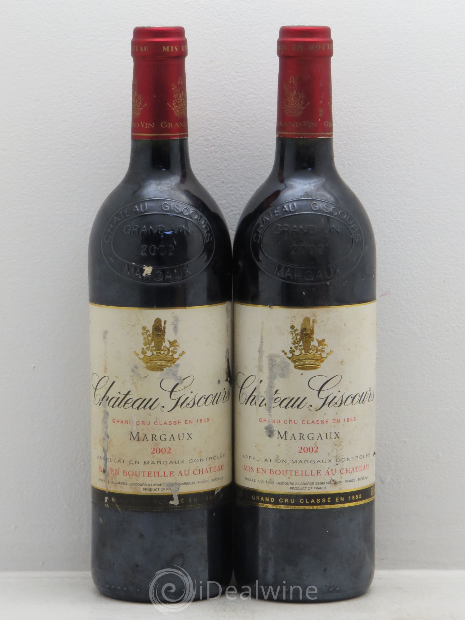 Château Giscours 3ème Grand Cru Classé 2002 - Lot de 2 bouteilles - 0