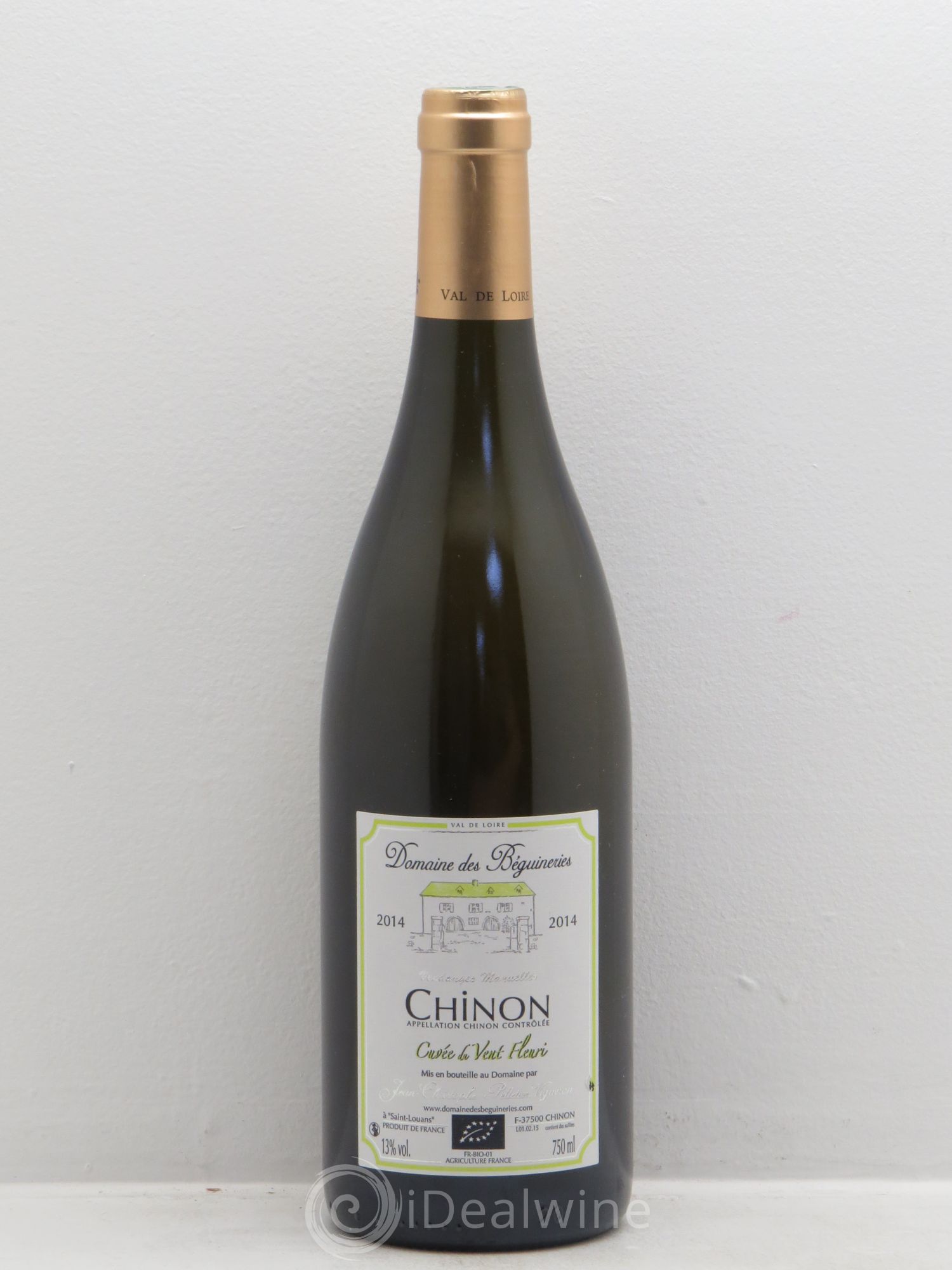 Chinon Domaine des Béguineries Cuvée du Vent Fleuri (sans prix de réserve) 2014 - Posten von 12 Flaschen - 0
