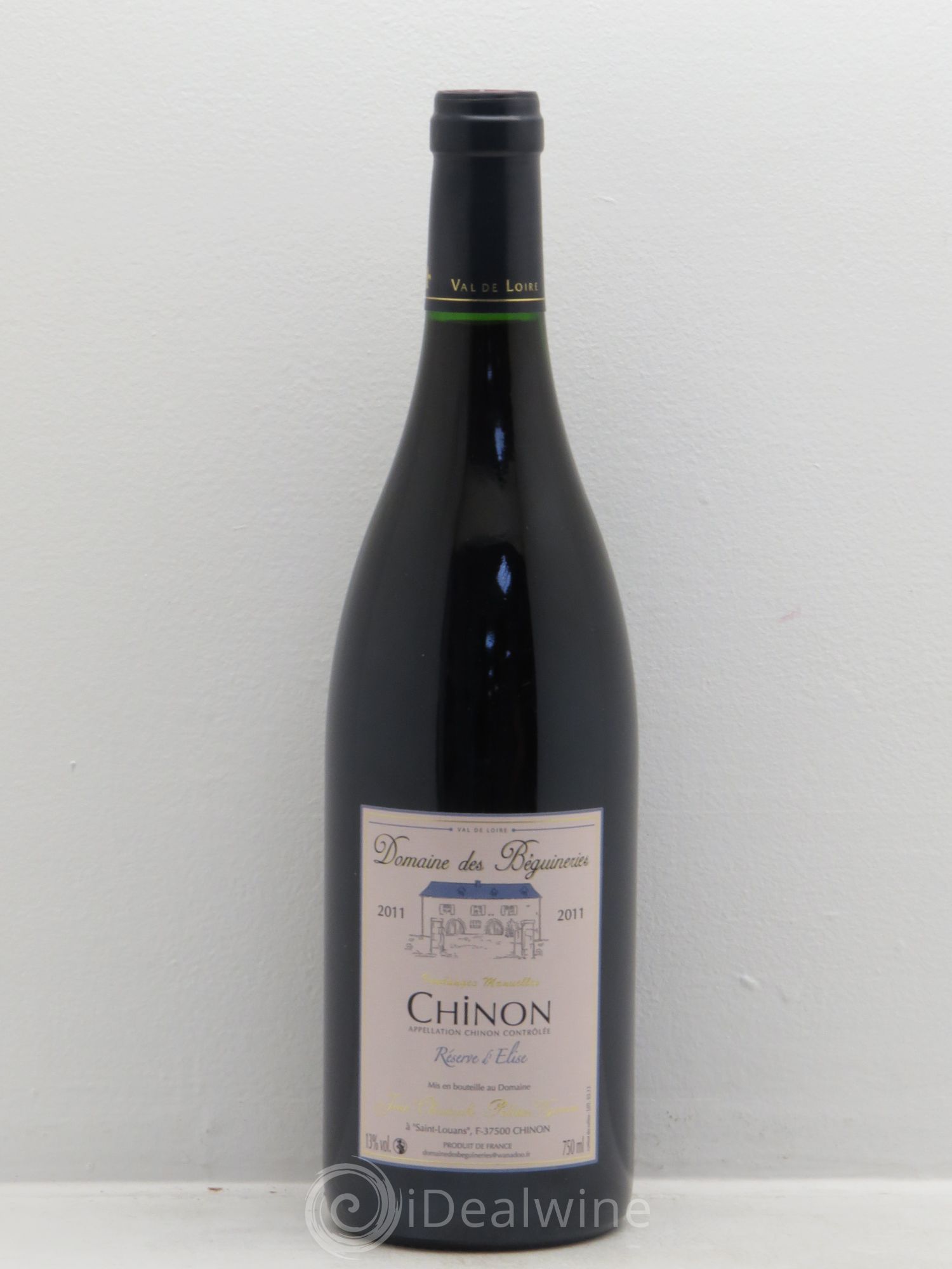 Chinon Domaine des Béguineries La réserve d'Elise (sans prix de réserve) 2011 - Posten von 6 Flaschen - 0