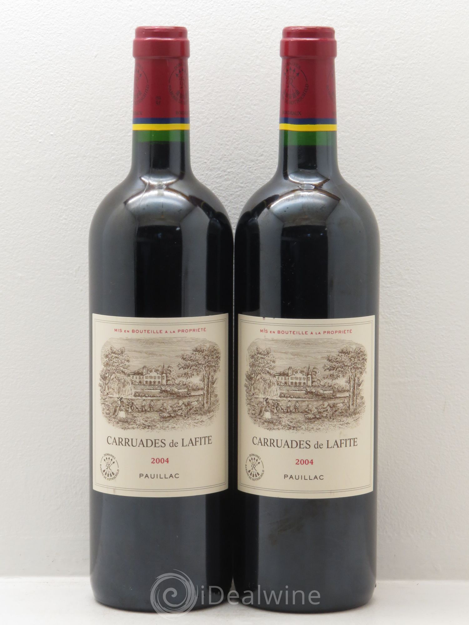 Carruades de Lafite Rothschild Second Vin 2004 - Lot de 2 bouteilles - 0