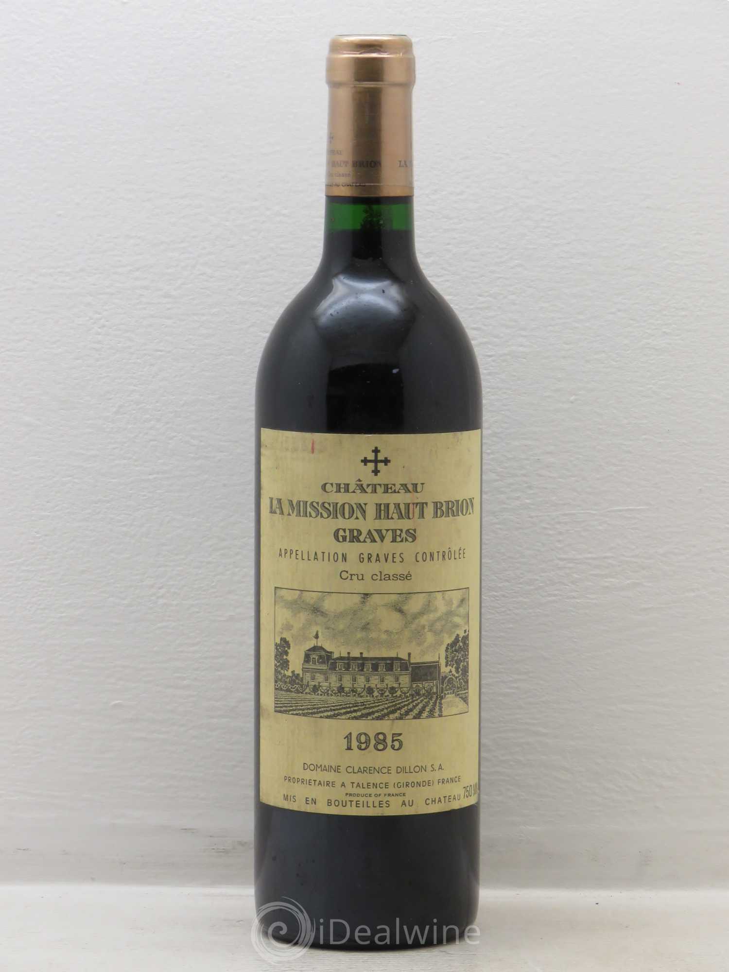 Château la Mission Haut-Brion Cru Classé de Graves 1985 - Lot de 1 bouteille - 0