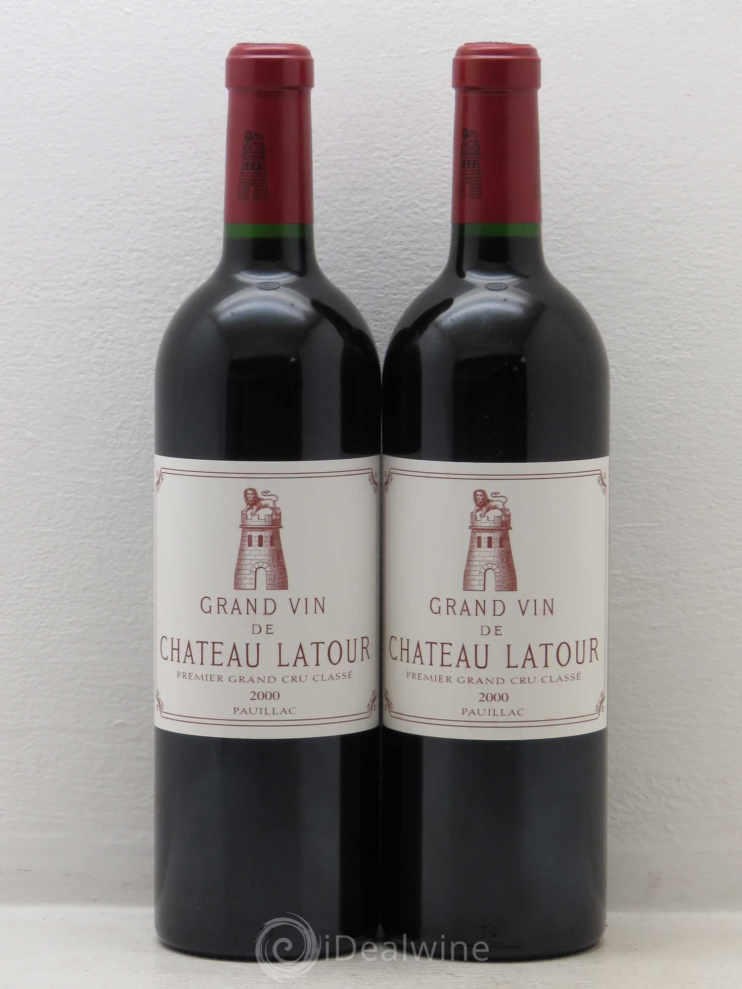 Château Latour 1er Grand Cru Classé 2000 - Lot de 2 bouteilles - 0