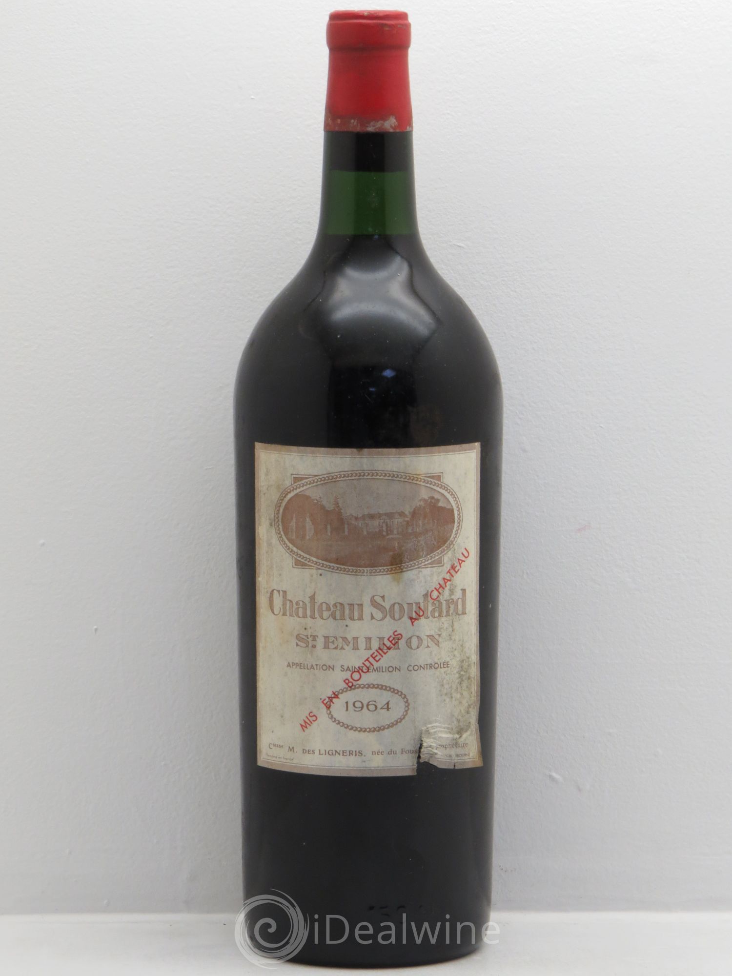Château Soutard Grand Cru Classé 1964 - Lot de 1 magnum - 0