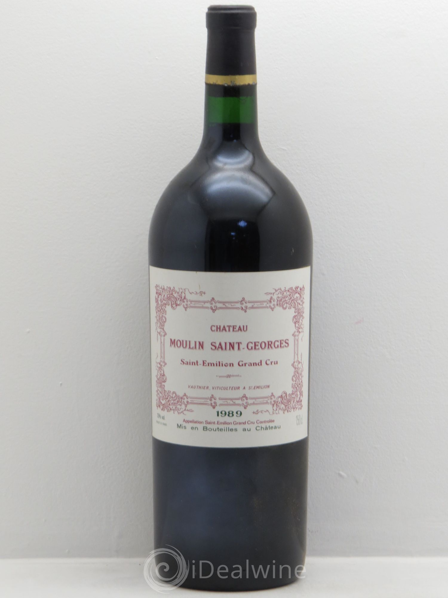 Château Moulin Saint Georges 1989 - Lot de 1 magnum - 0