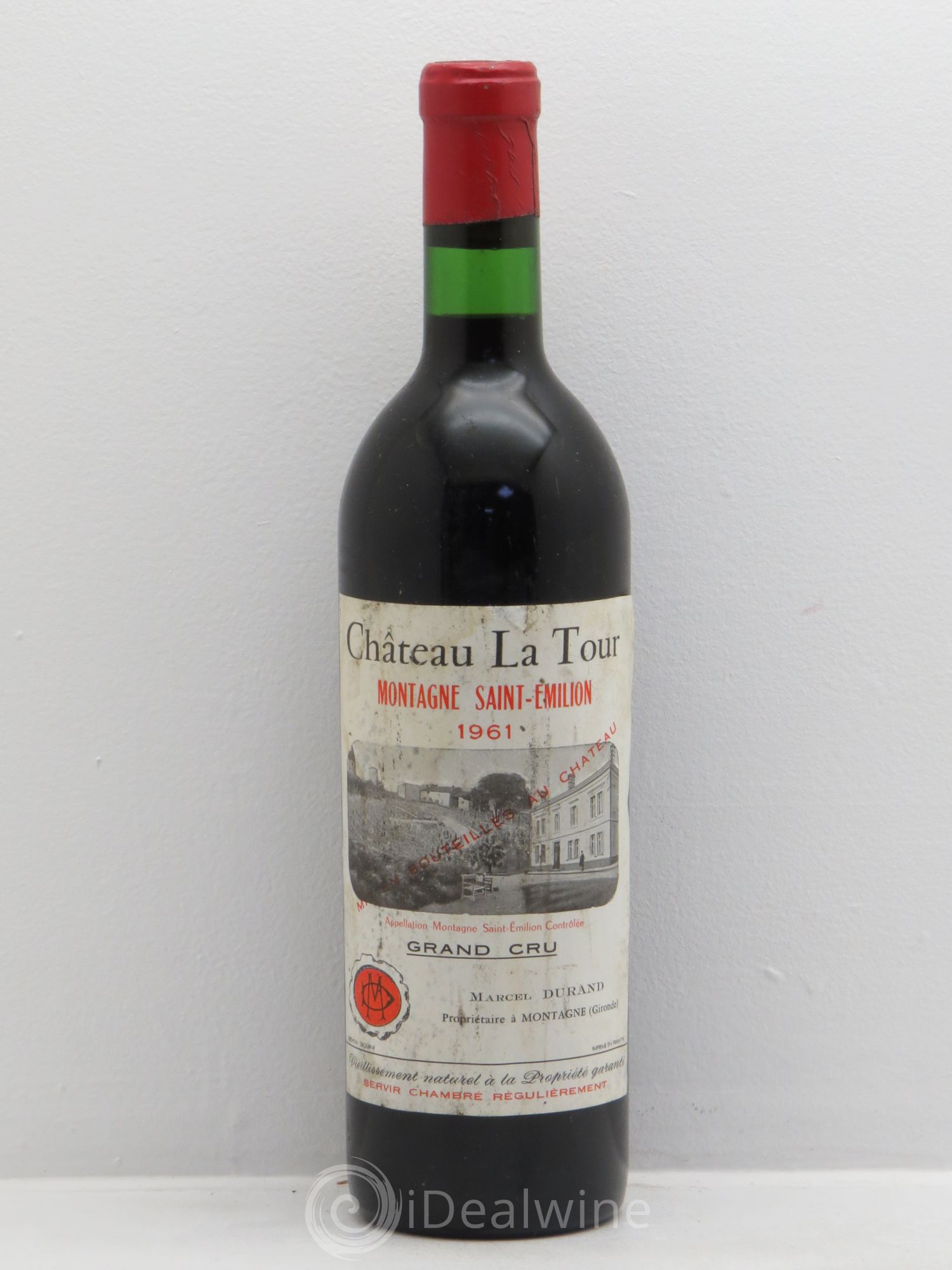 Montagne Saint-Émilion Château La Tour 1961 - Lot de 1 bouteille - 0