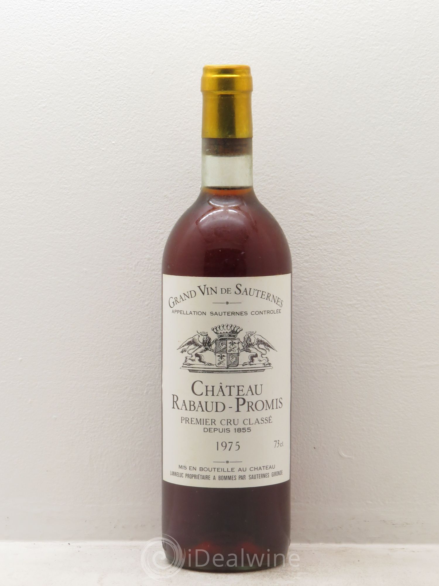 Château Rabaud Promis 1er Grand Cru Classé 1975 - Posten von 1 Flasche - 0