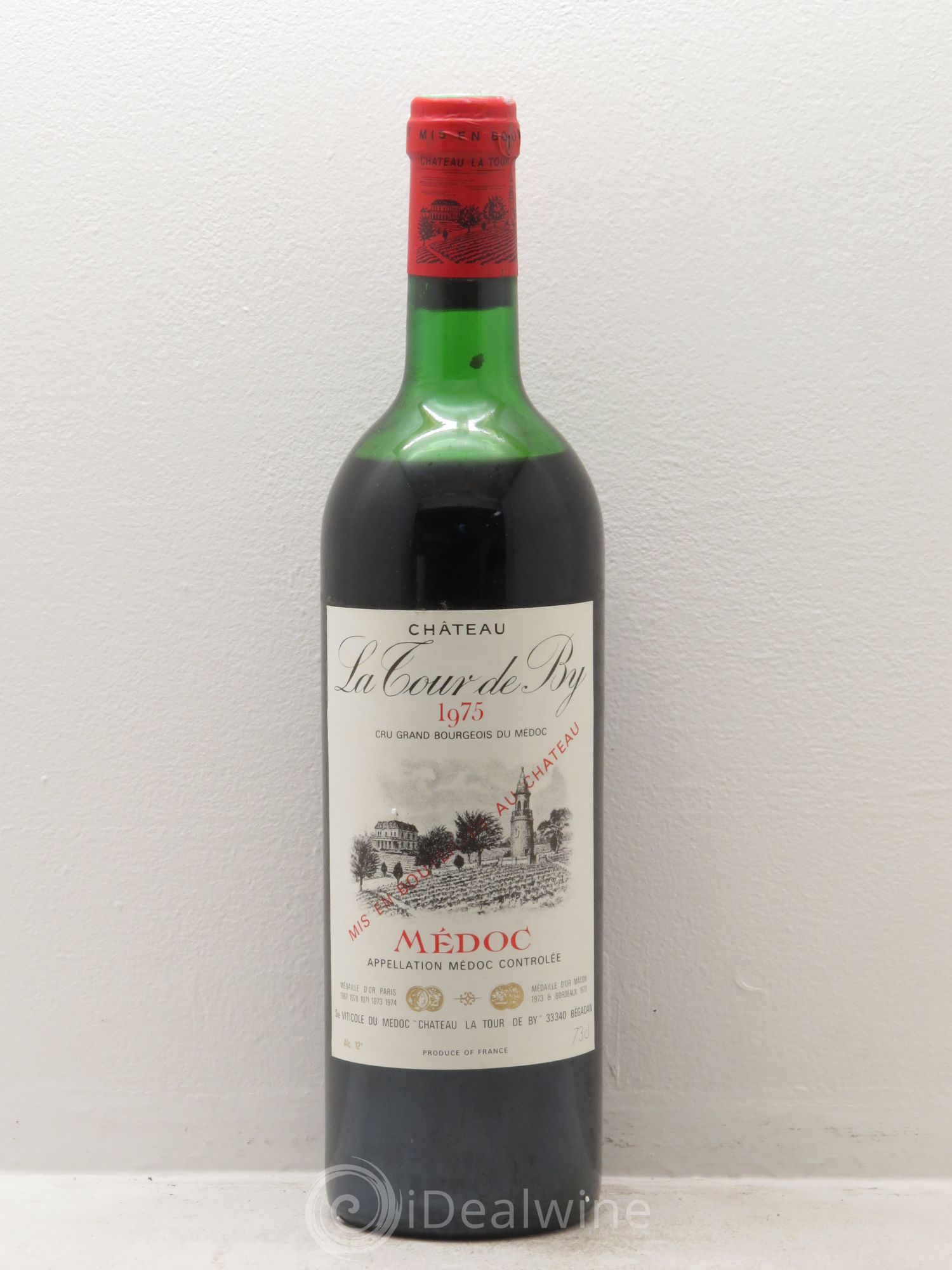 Château La Tour de By Cru Bourgeois 1975 - Lot de 6 bouteilles - 0