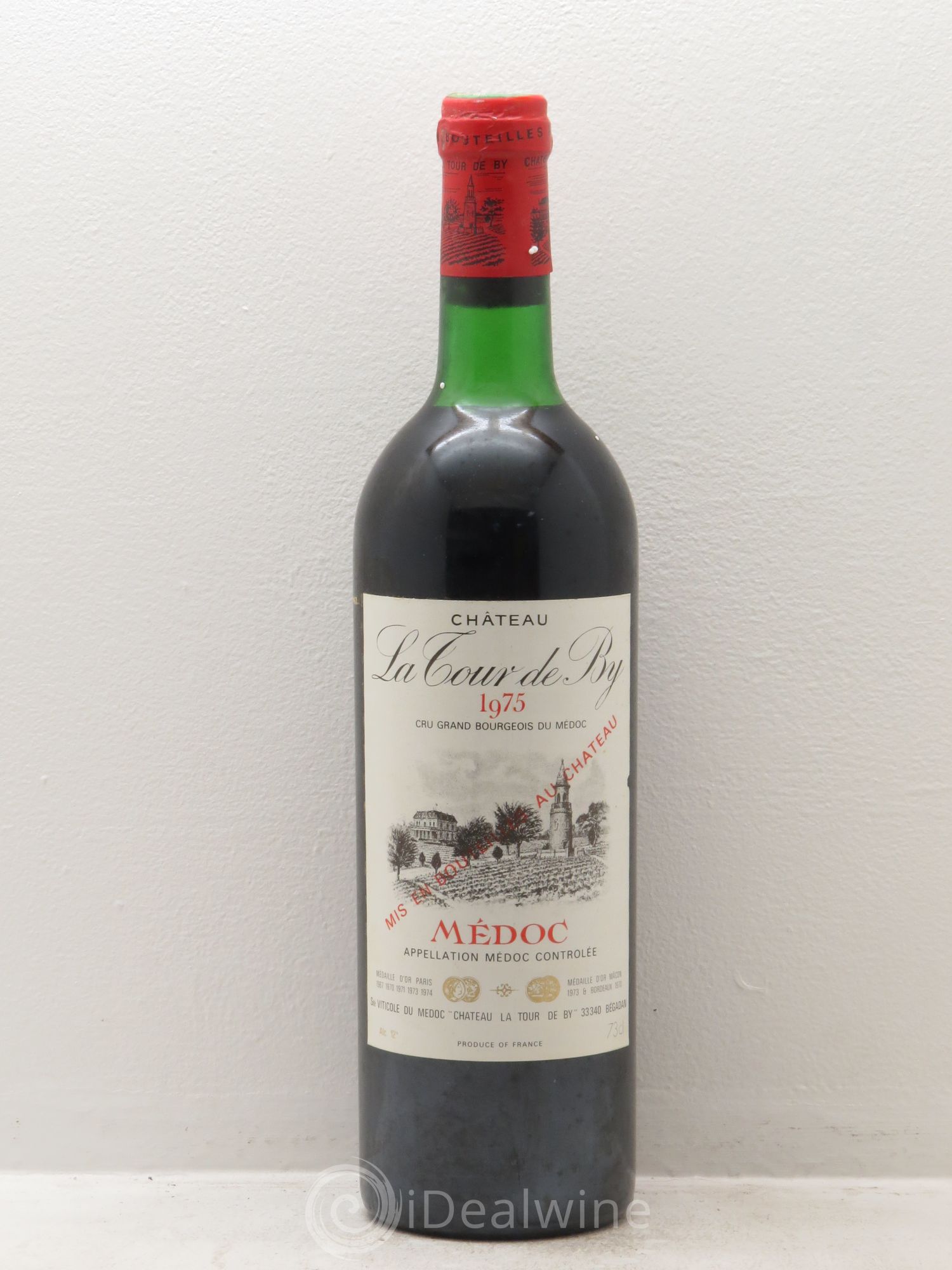 Château La Tour de By Cru Bourgeois 1975 - Lot de 1 bouteille - 0
