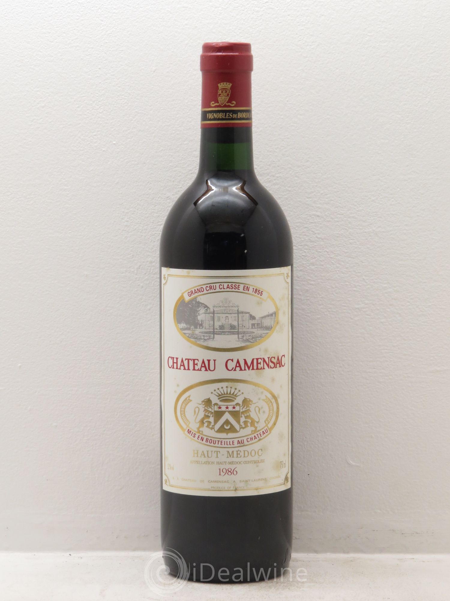 Château Camensac 5ème Grand Cru Classé 1986 - Lot de 1 bouteille - 0