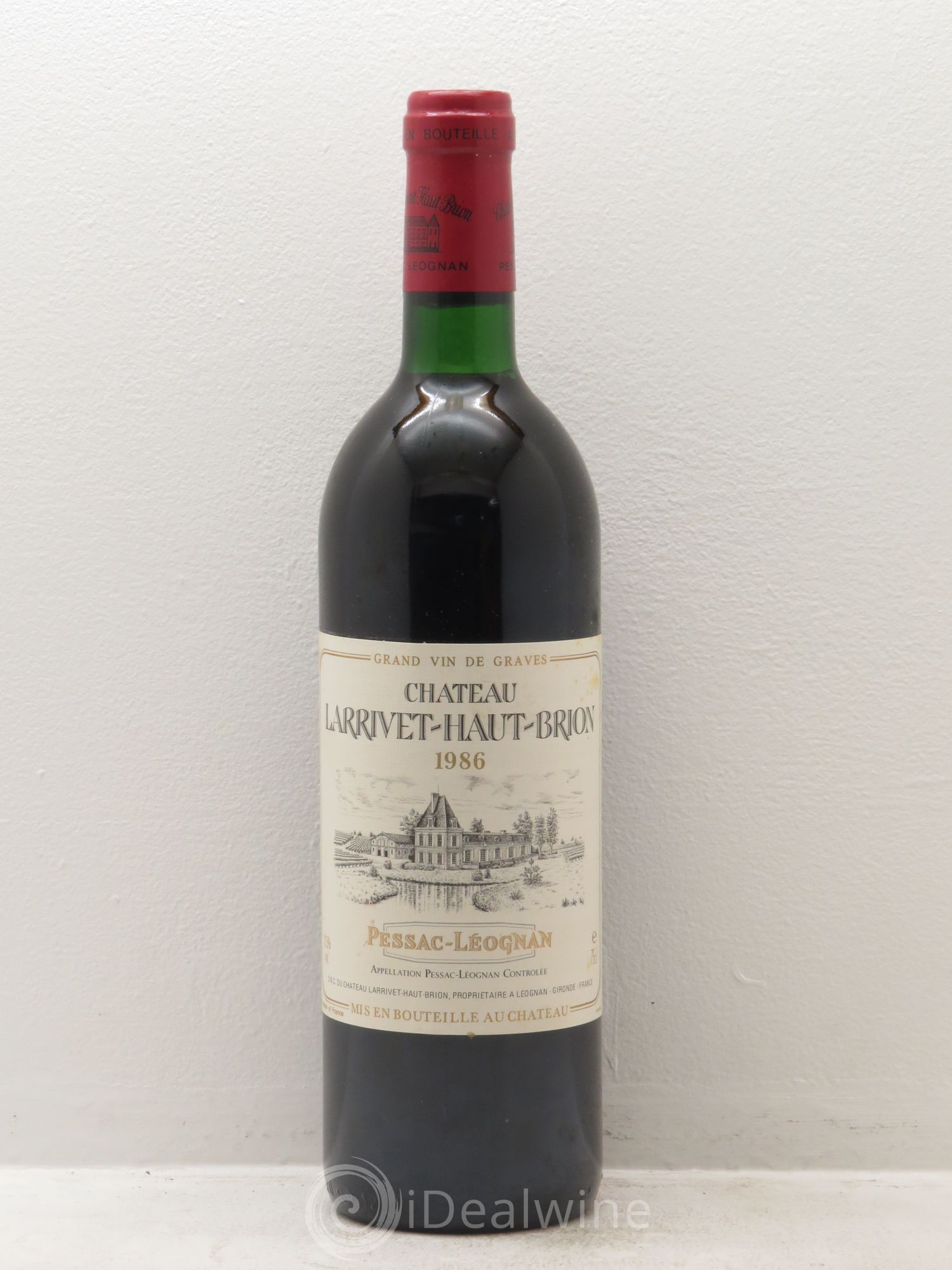 Château Larrivet Haut-Brion 1986 - Lot de 1 bouteille - 0