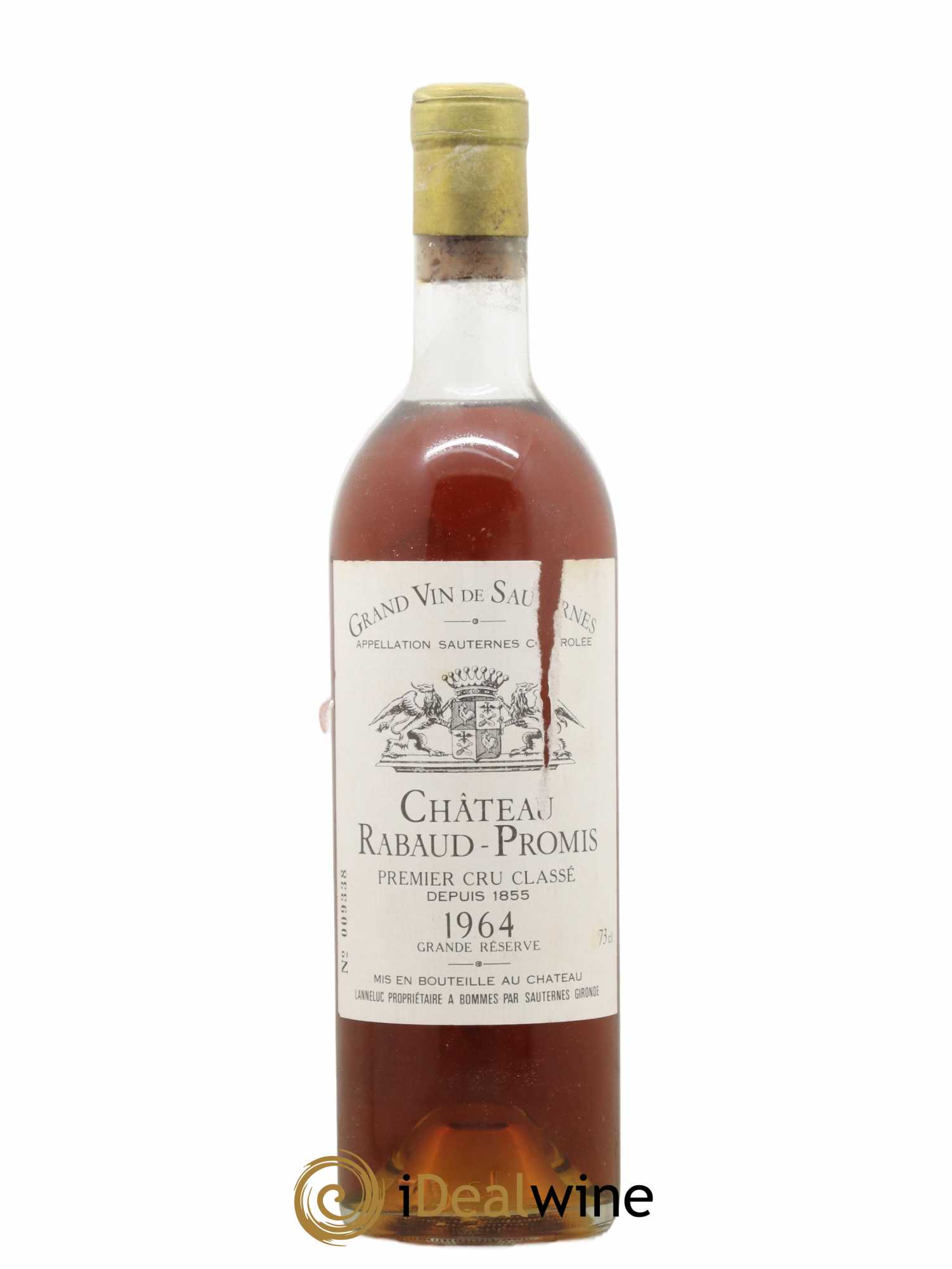 Château Rabaud Promis 1er Grand Cru Classé 1964 - Posten von 1 Flasche - 0