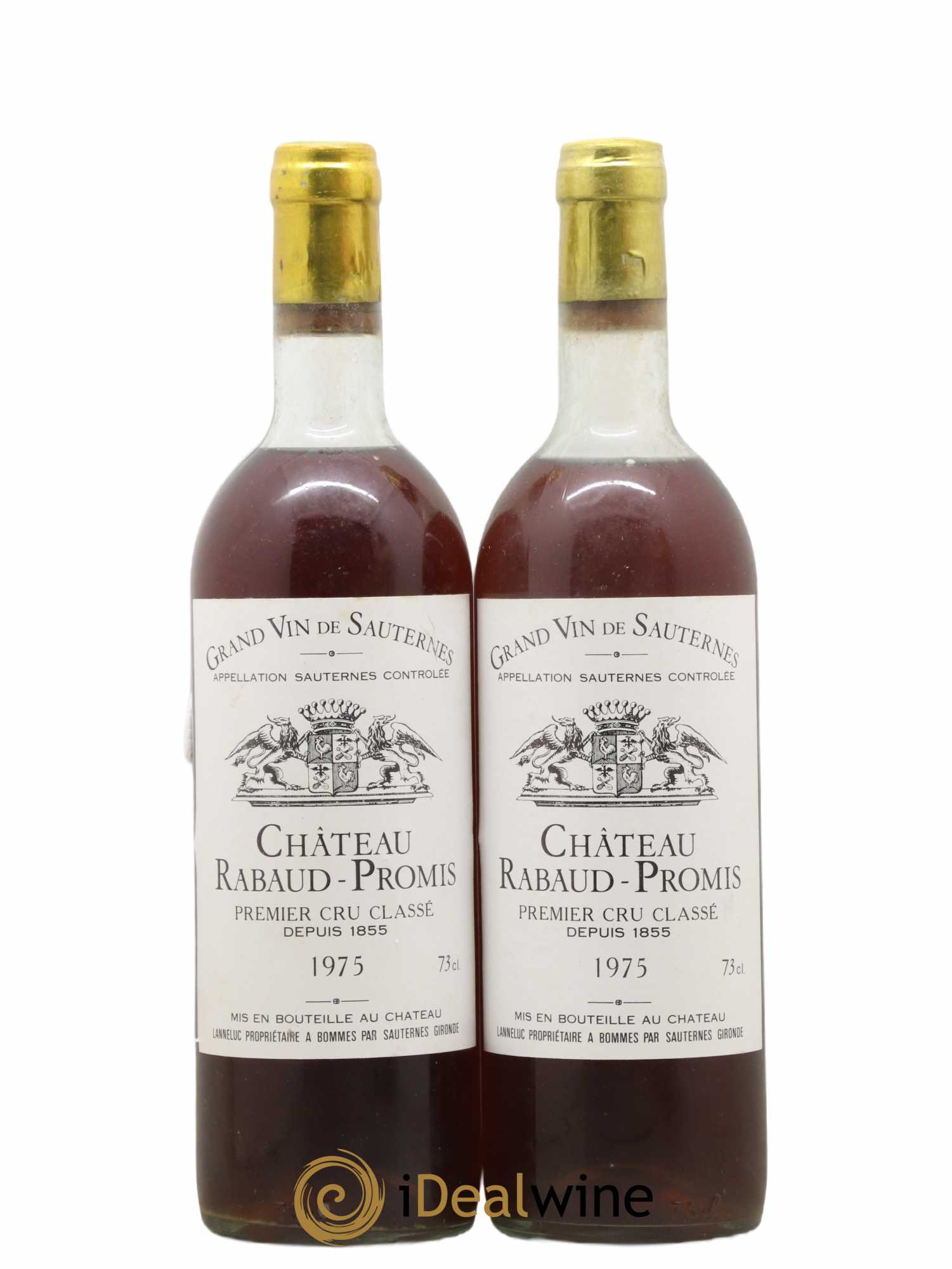 Château Rabaud Promis 1er Grand Cru Classé (senza prezzo di riserva) 1975 - Lotto di 2 bottiglie - 0