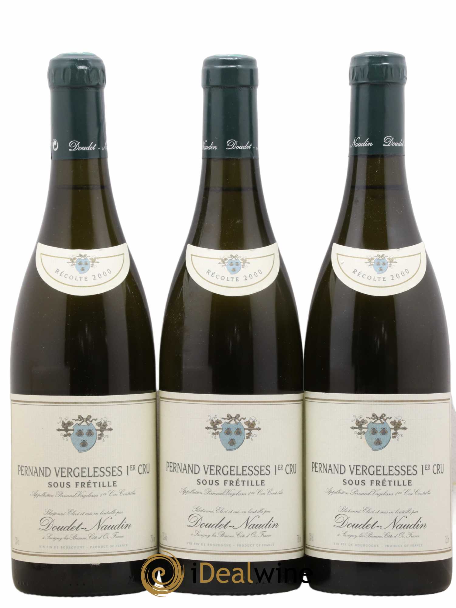 Pernand-Vergelesses 1er Cru Sous Fretille Doudet Naudin 2000 - Lot de 3 bouteilles - 0
