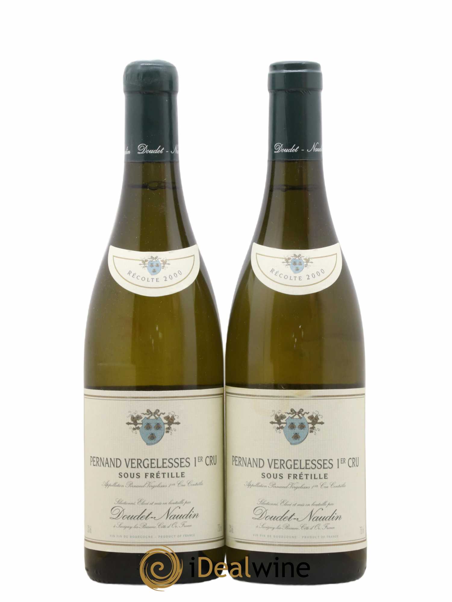 Pernand-Vergelesses 1er Cru Sous Fretille Doudet Naudin 2000 - Lot de 2 bouteilles - 0