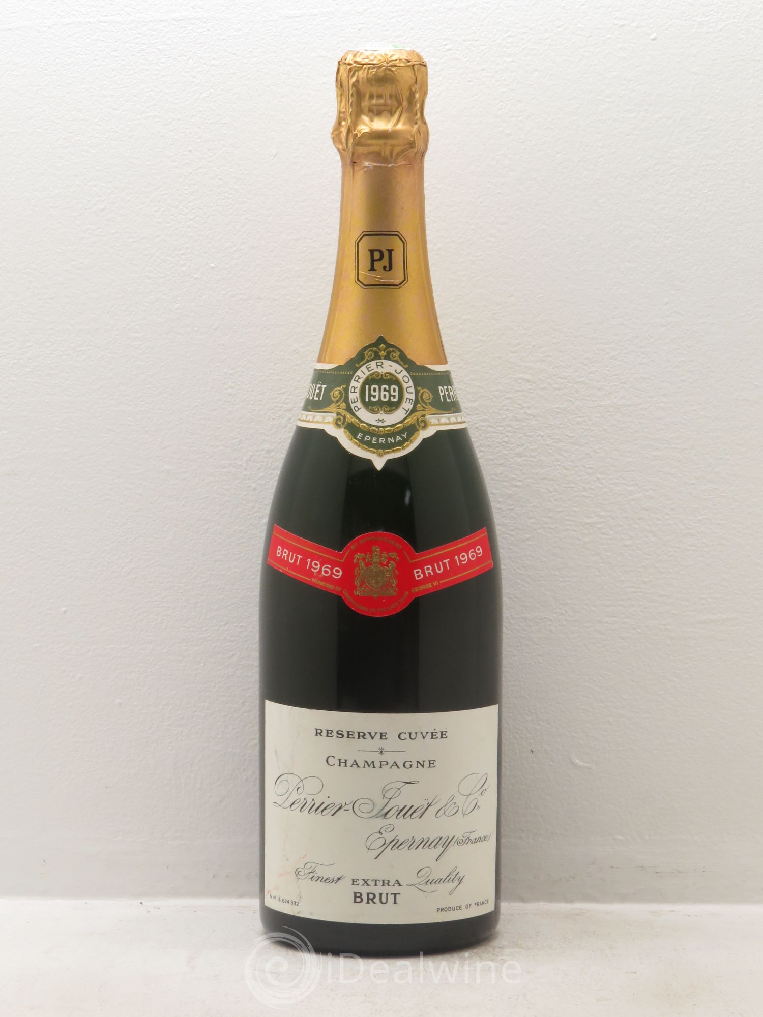 Champagne Perrier-Jouët Extra Brut réserve cuvée 1969 - Posten von 1 Flasche - 0